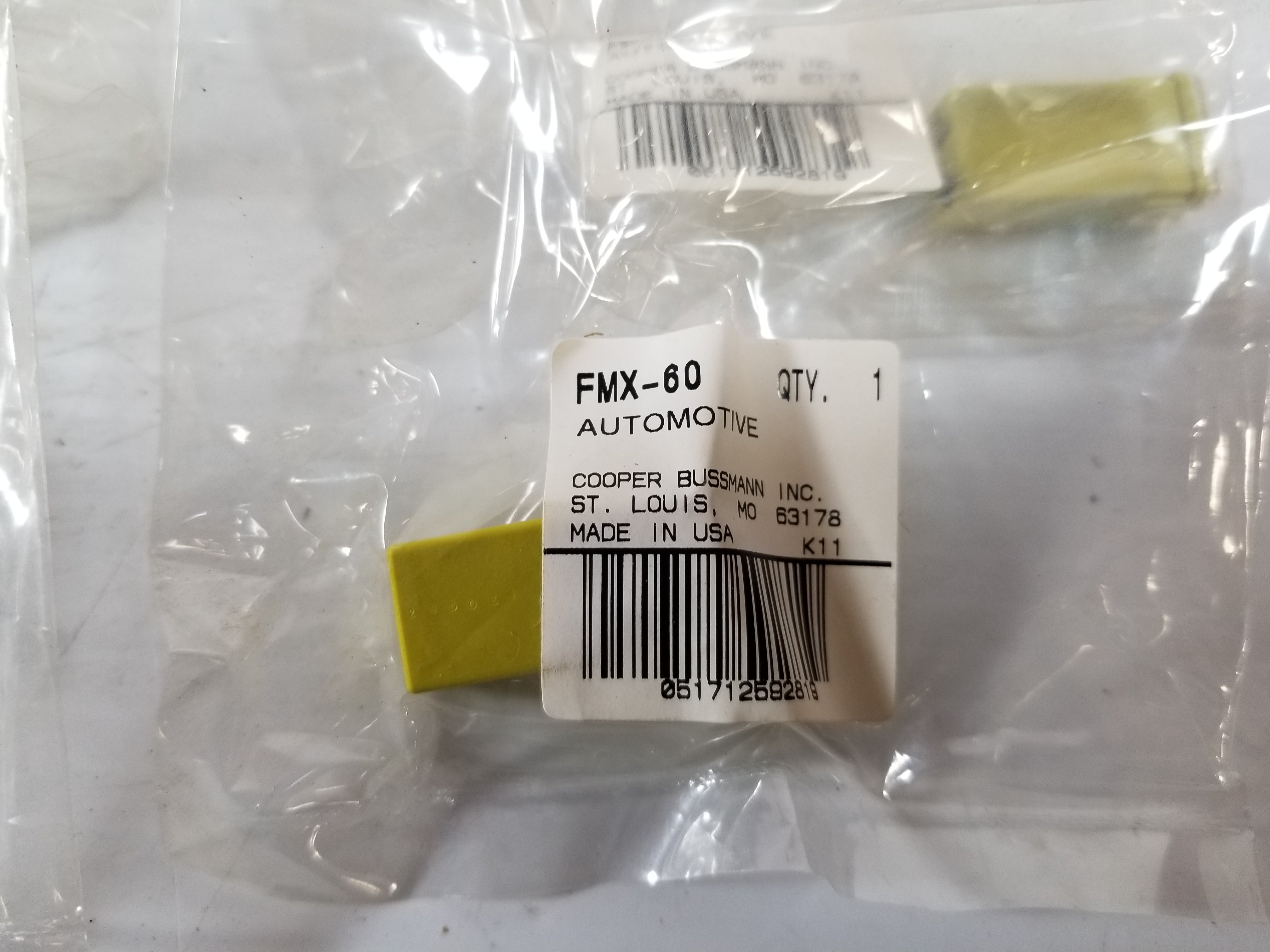 Cooper Bussmann FMX-60 Fusible Link 60A - Lot of 8