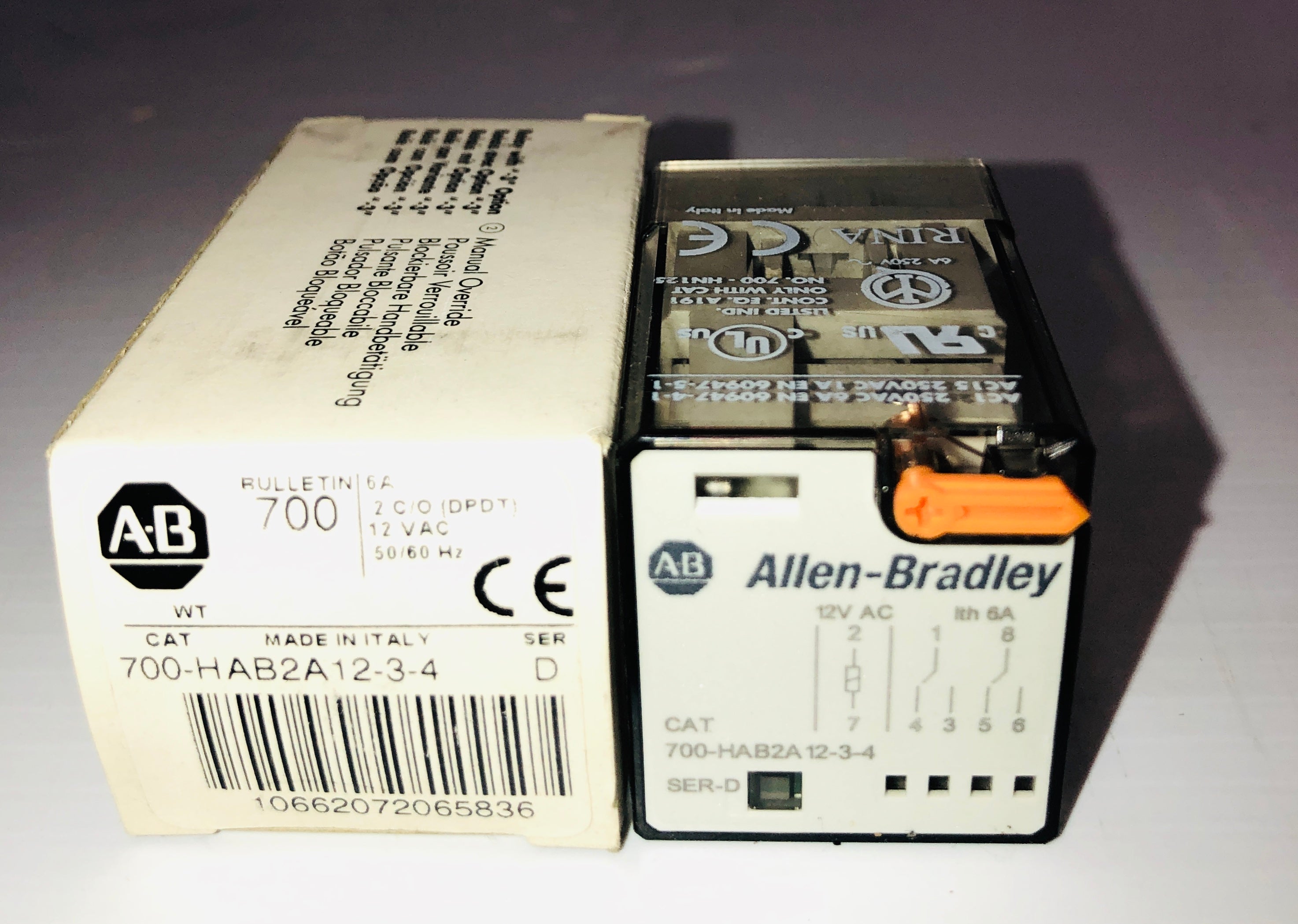Allen -Bradley 700-HAB2A-12-3-4 Relay Category Series D