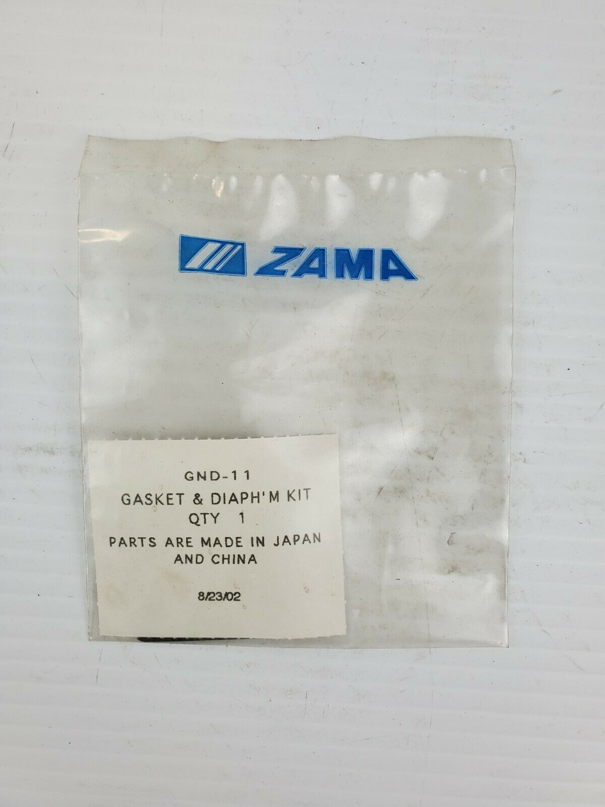 Zama GND-11 Gasket & Diaph'M Kit