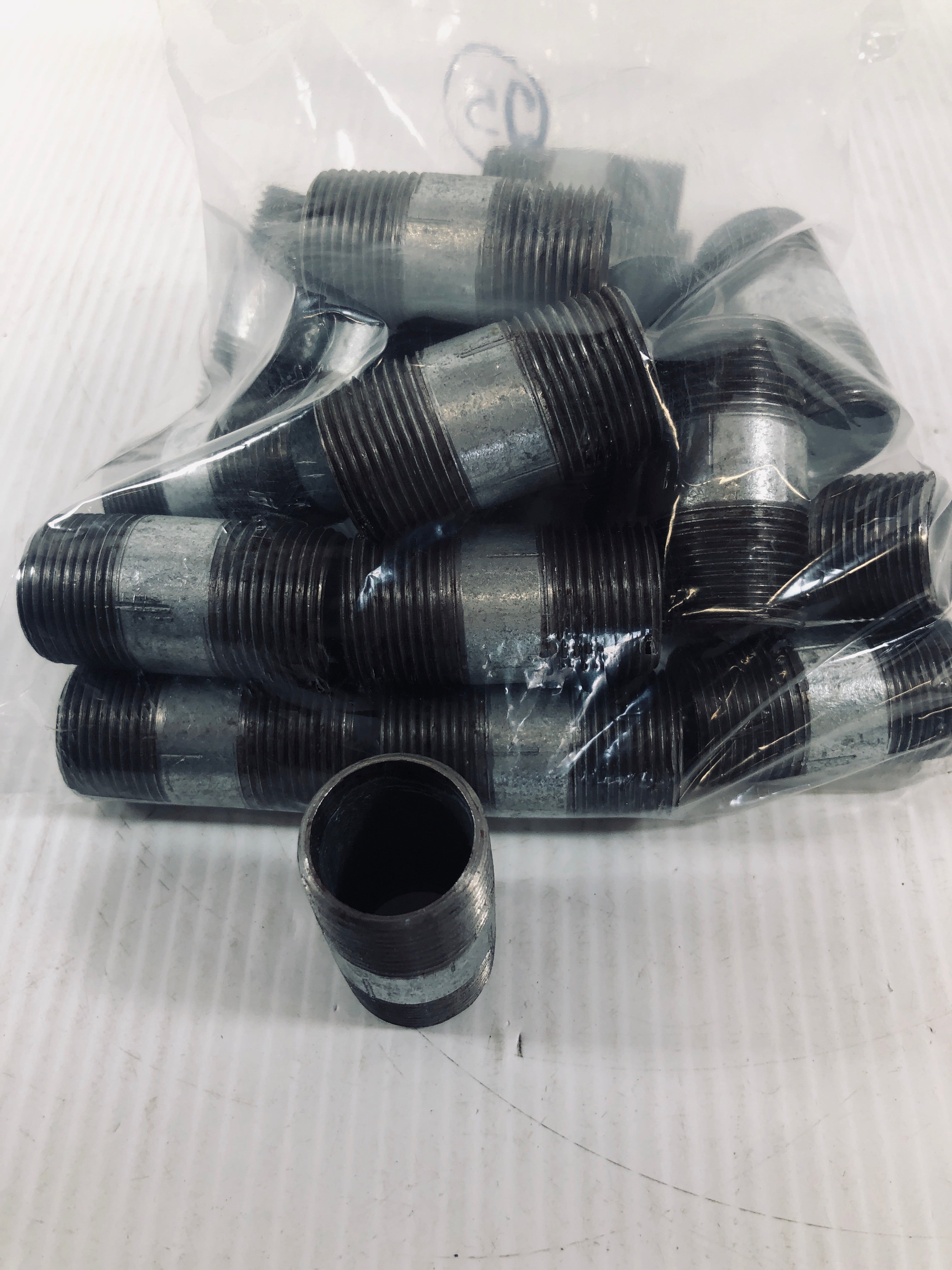 Conduit Pipe Products 25020704 3/4 x 2" Galvanized Nipple Conduit Pipe Lot of 25