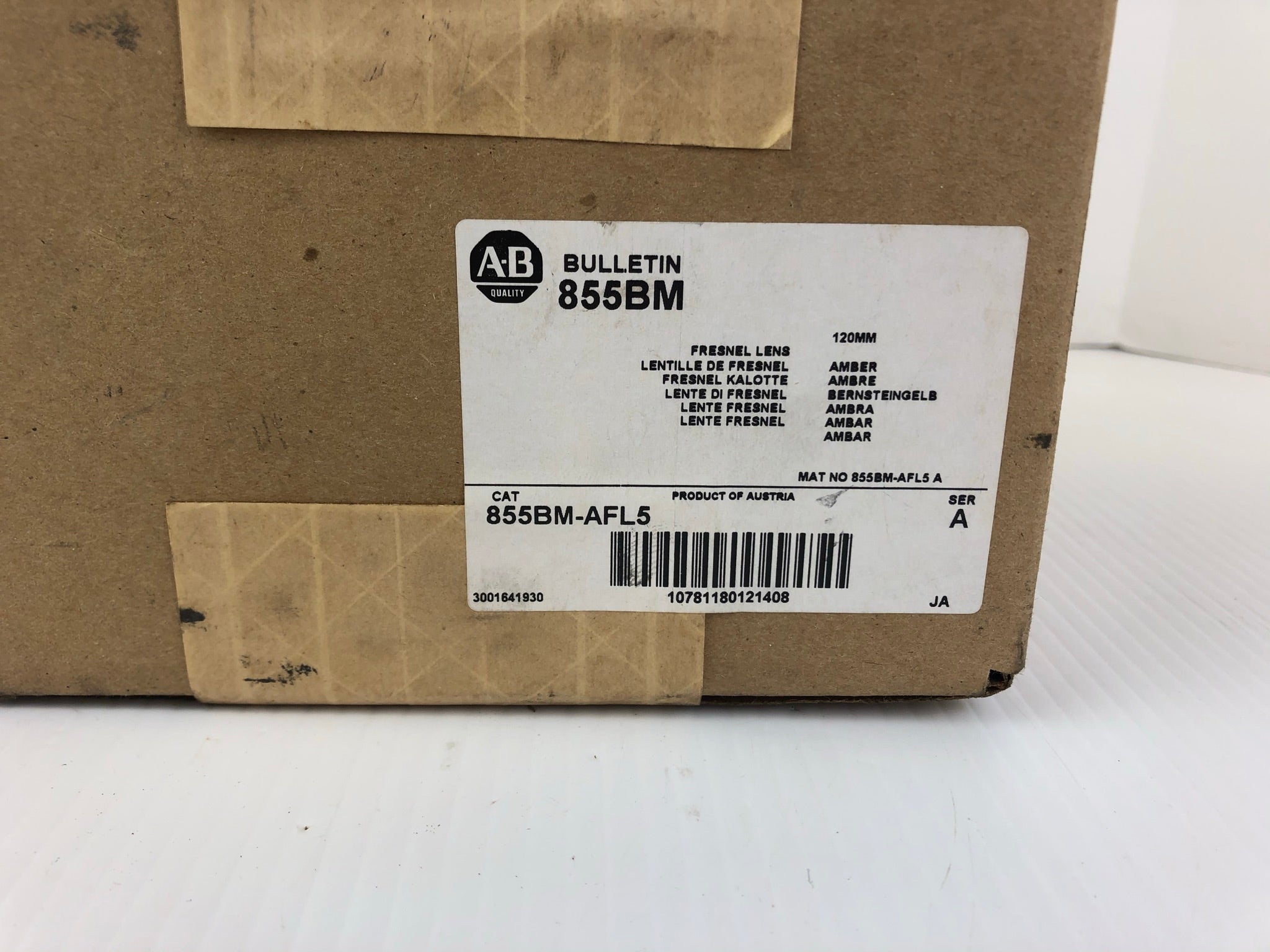 Allen-Bradley 855BM-AFL5 Series A Fresnel Lens Amber 120mm