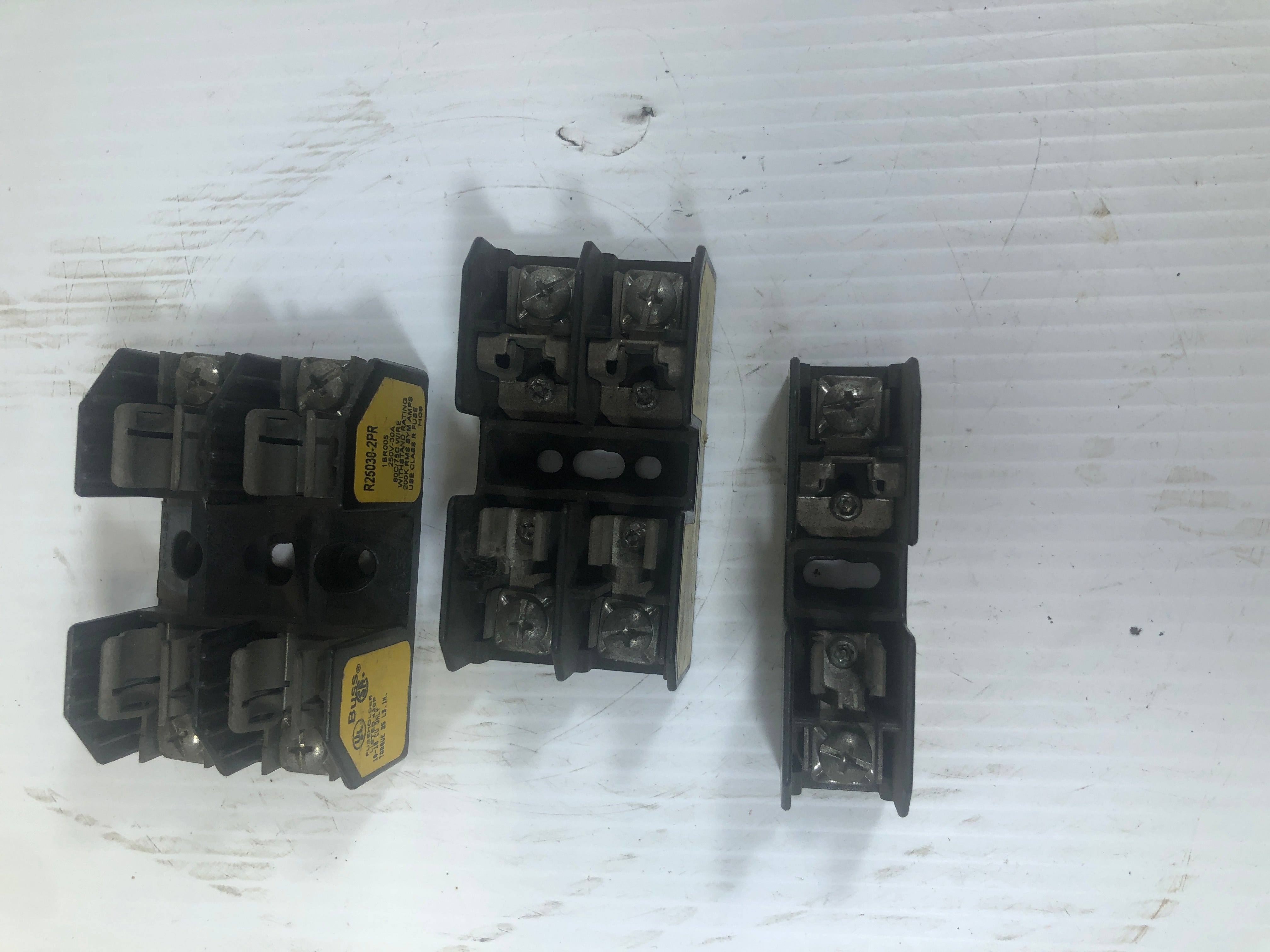 Buss BC6031P BC6032P R25030-2PR Fuse Holder - Lot of 3