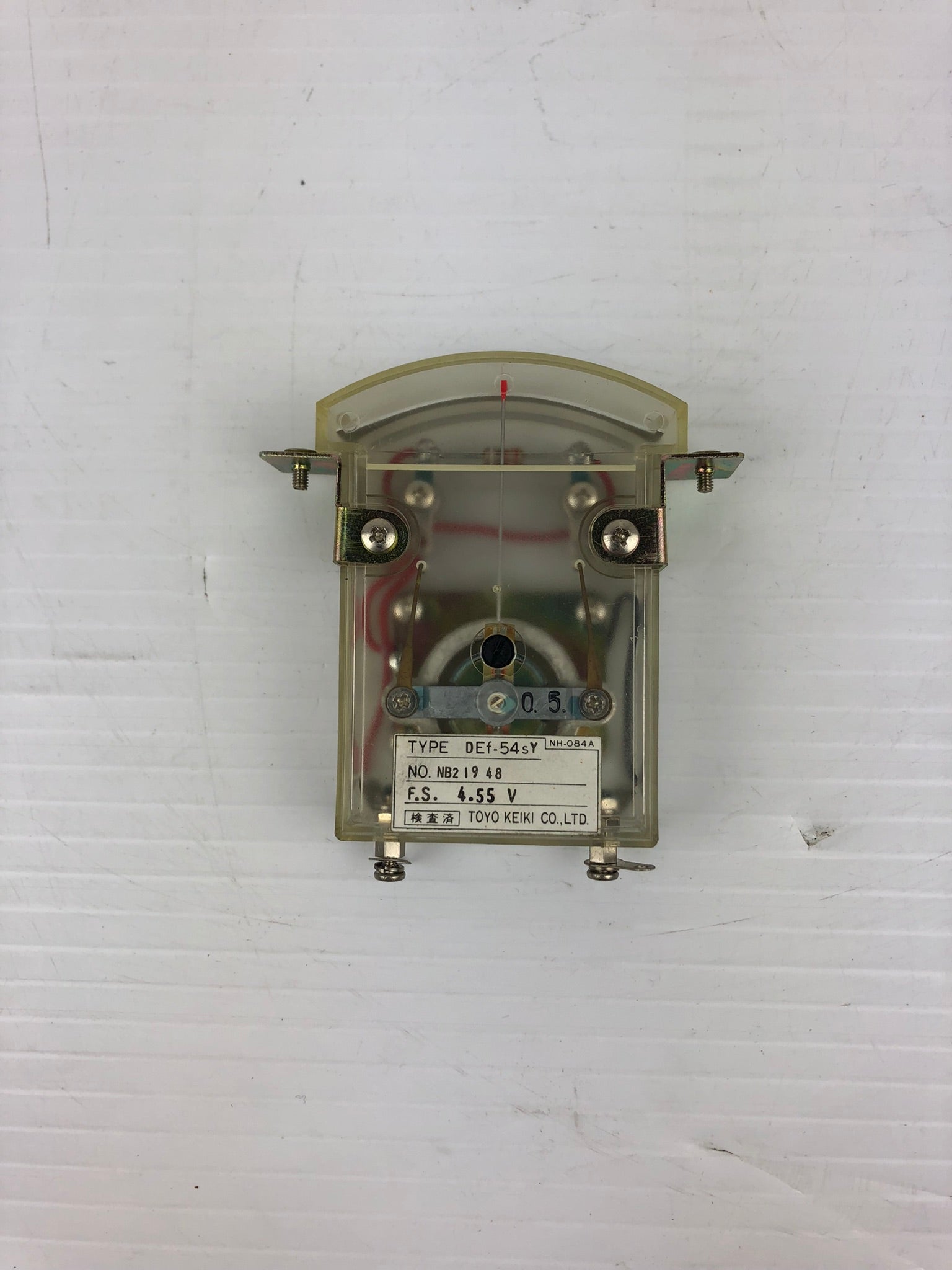 Toyo Keiki Def-54SY-NH-084A Load Meter Gauge Clear 2-RET N 2-ADV