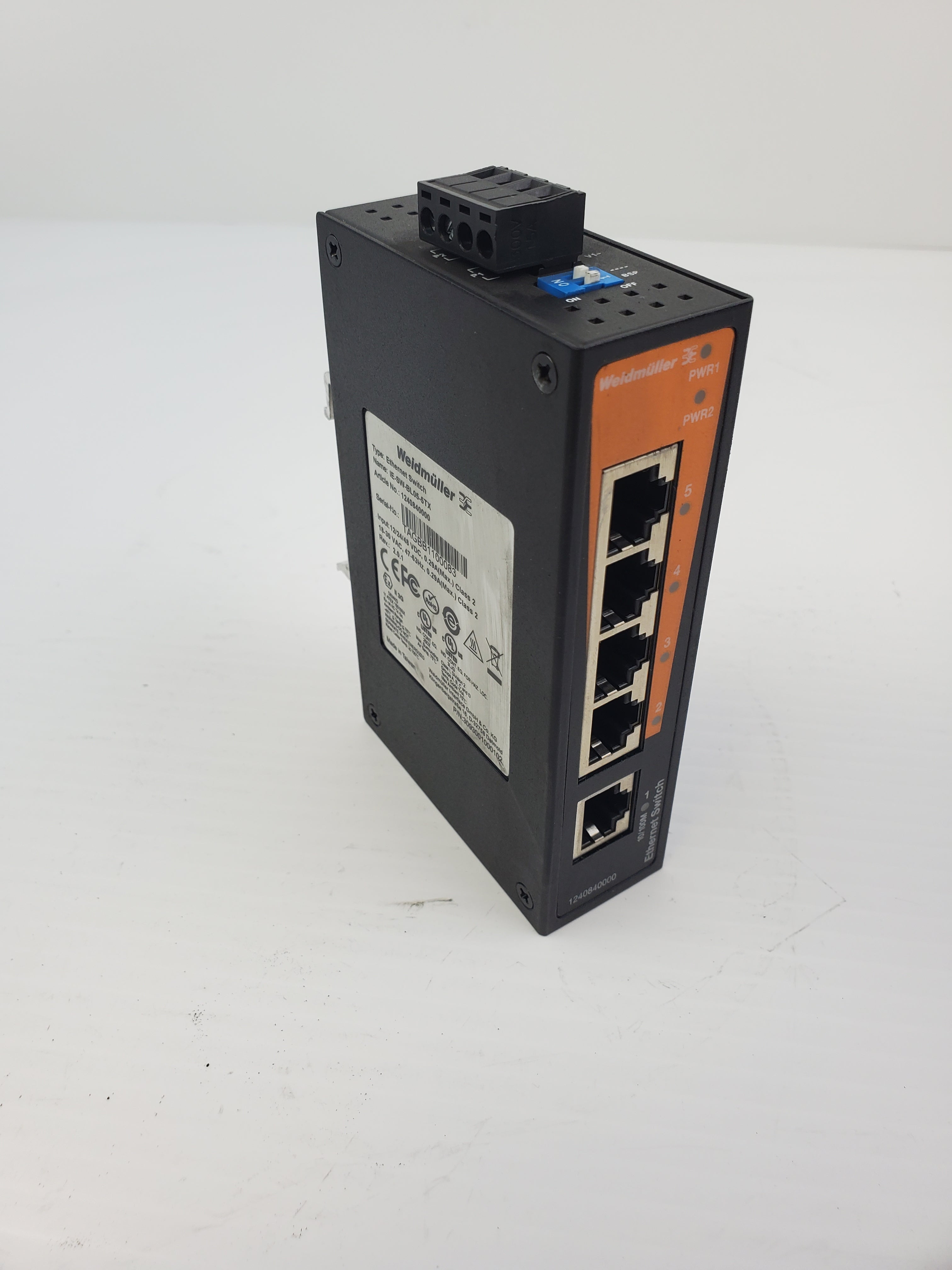 Weidmuller Ethernet Switch 1240840000 IE-SW-BL05-5TX