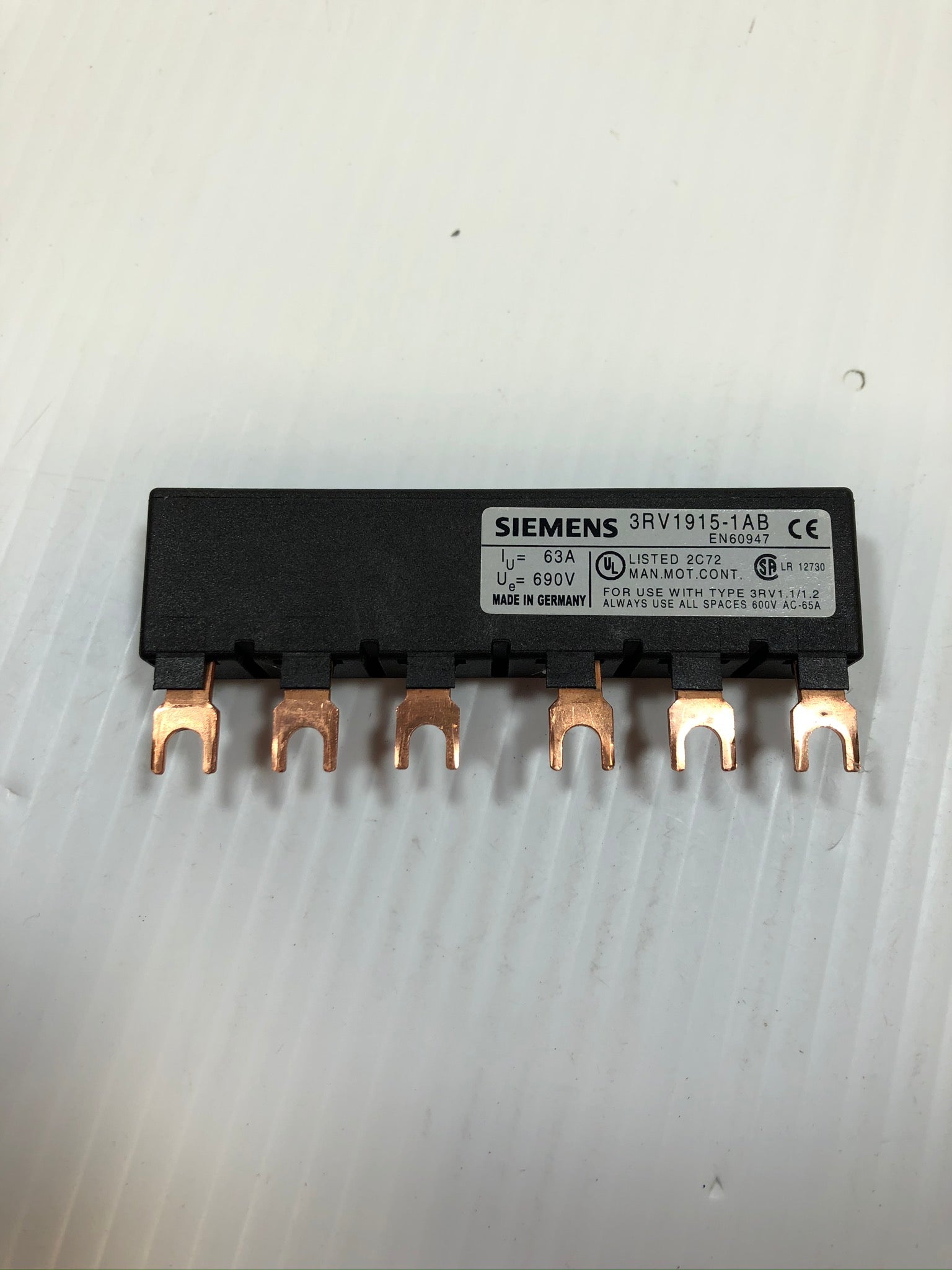 Siemens 3RV1915-1AB Feeder Bar