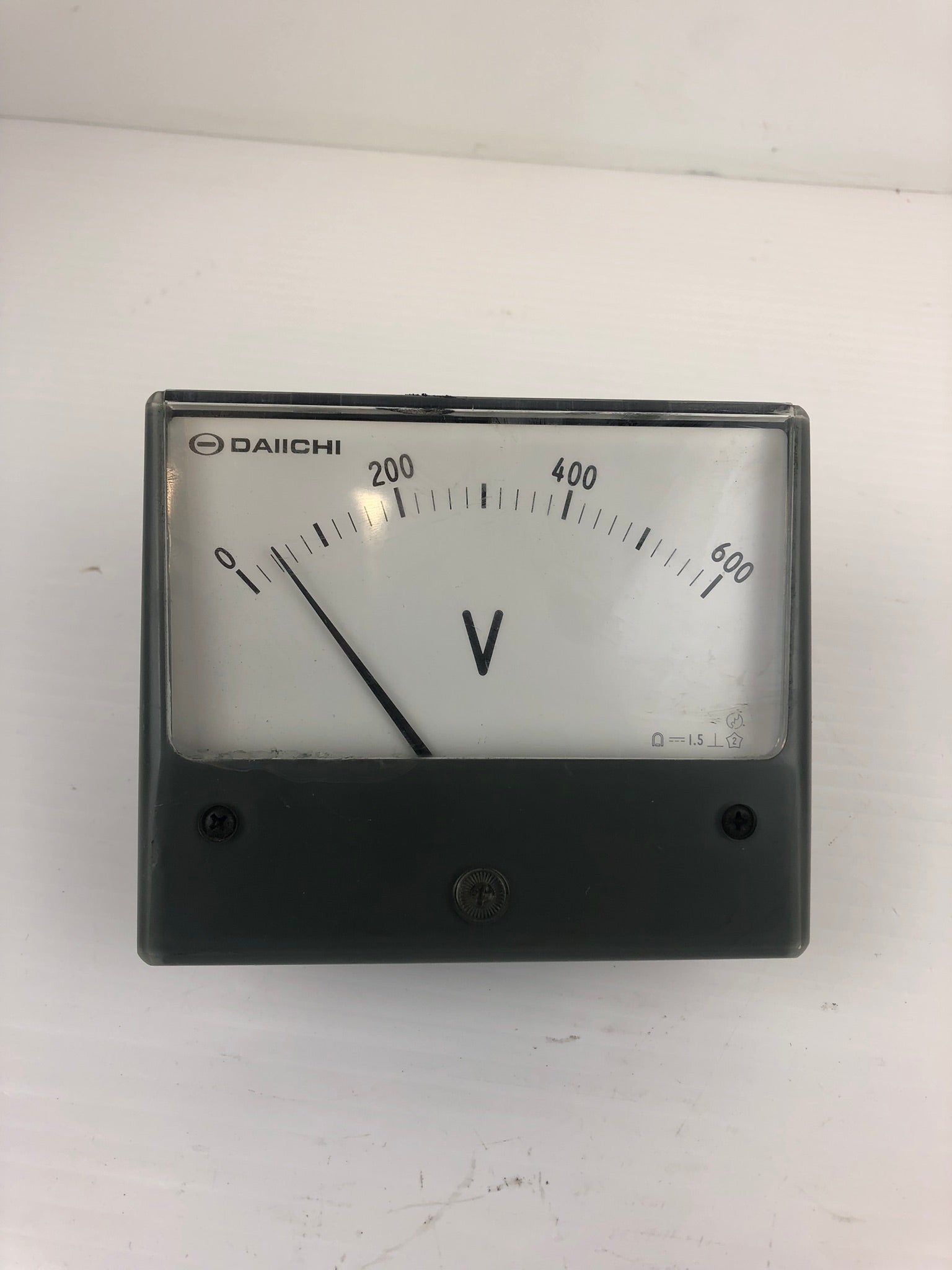 DAIICHI LMK-12C Panel Meter 0-600 Volts - 0784 II0027