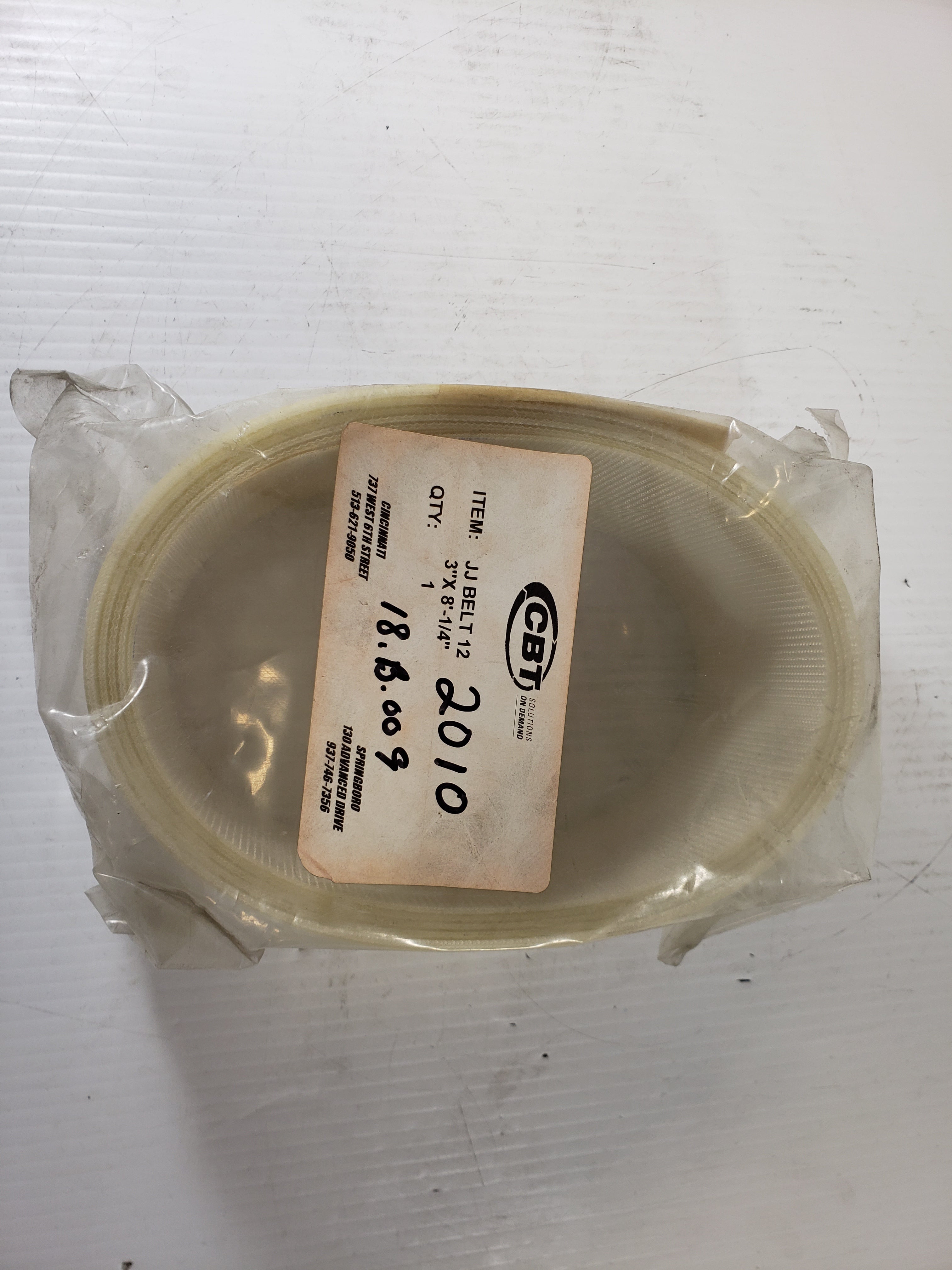 CBT Solutions On Demand JJ BELT 12 3" X 8'-1/4"