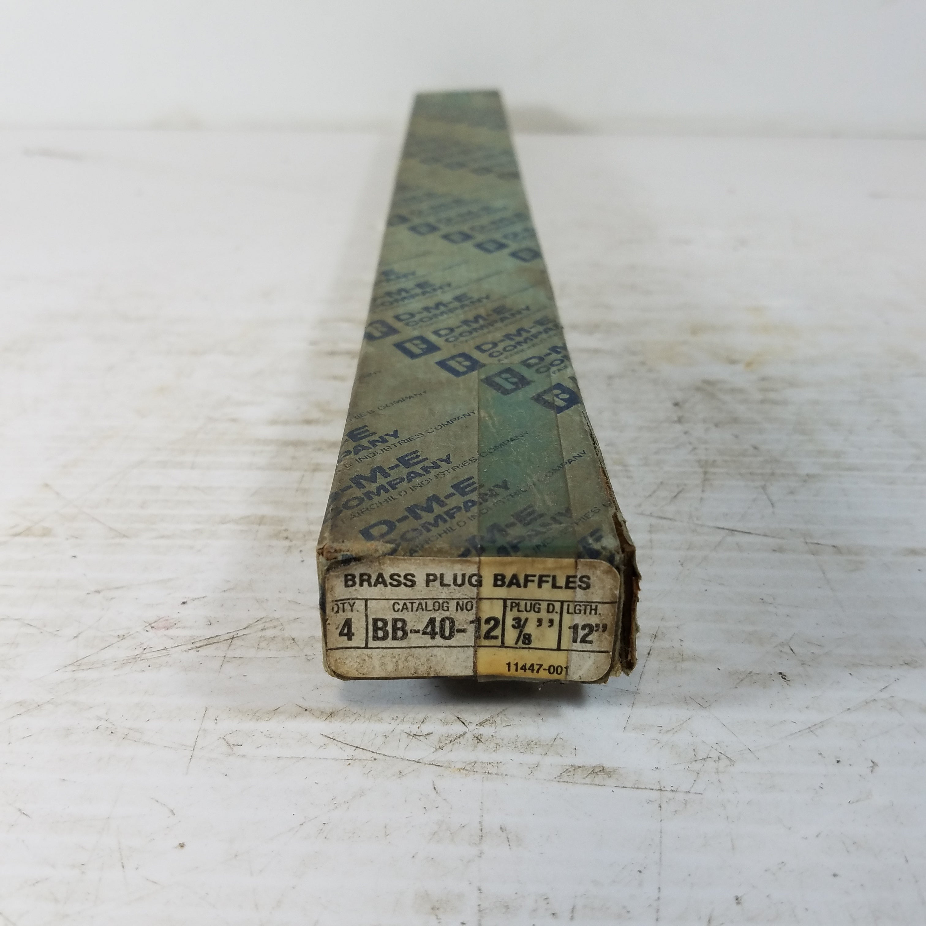 DME BB-40-12 Brass Plug Baffles 12" Length (Box of 3)