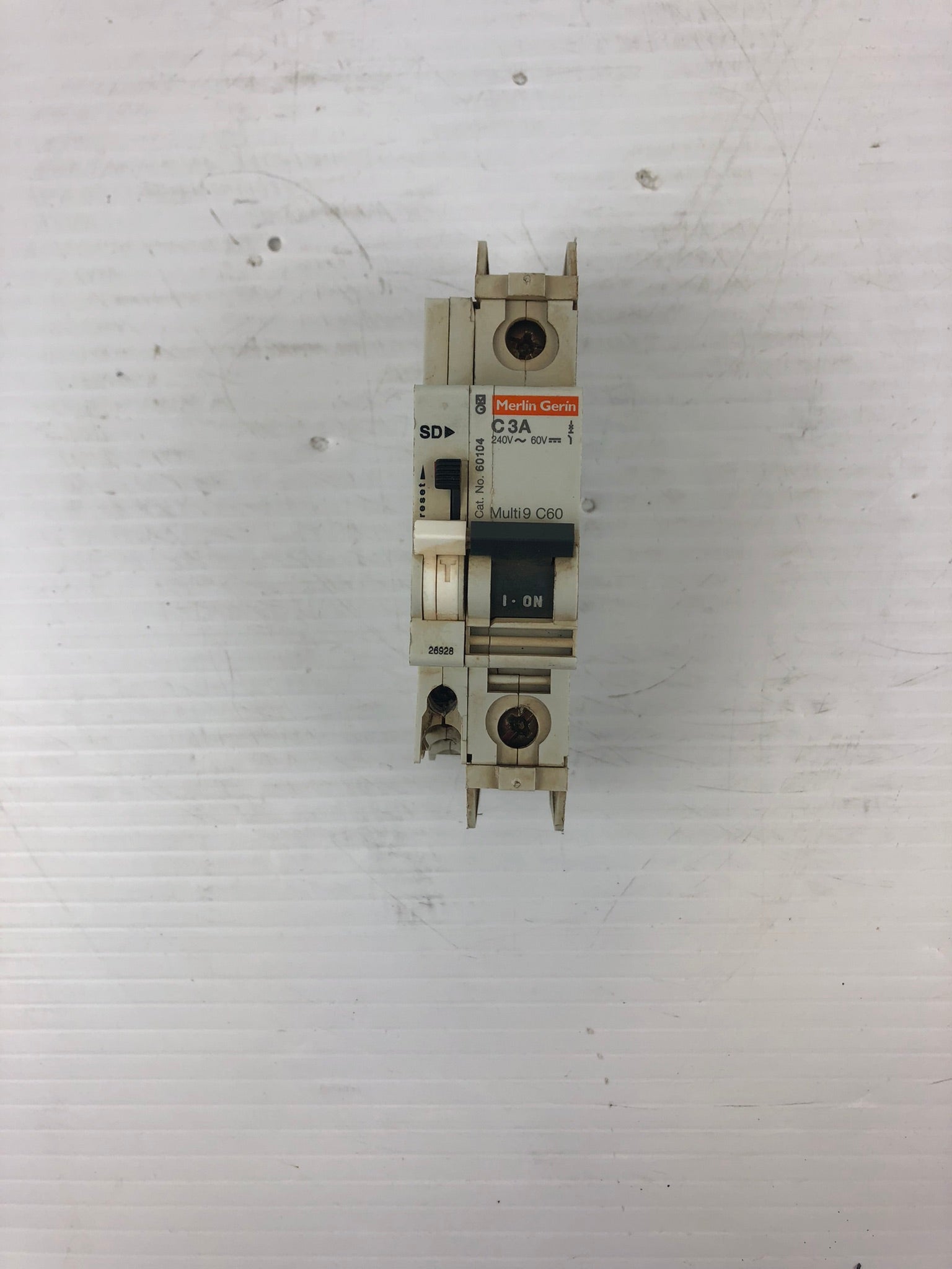 Merlin Gerin C3A 1-Pole Circuit Breaker 240V~60V 60104