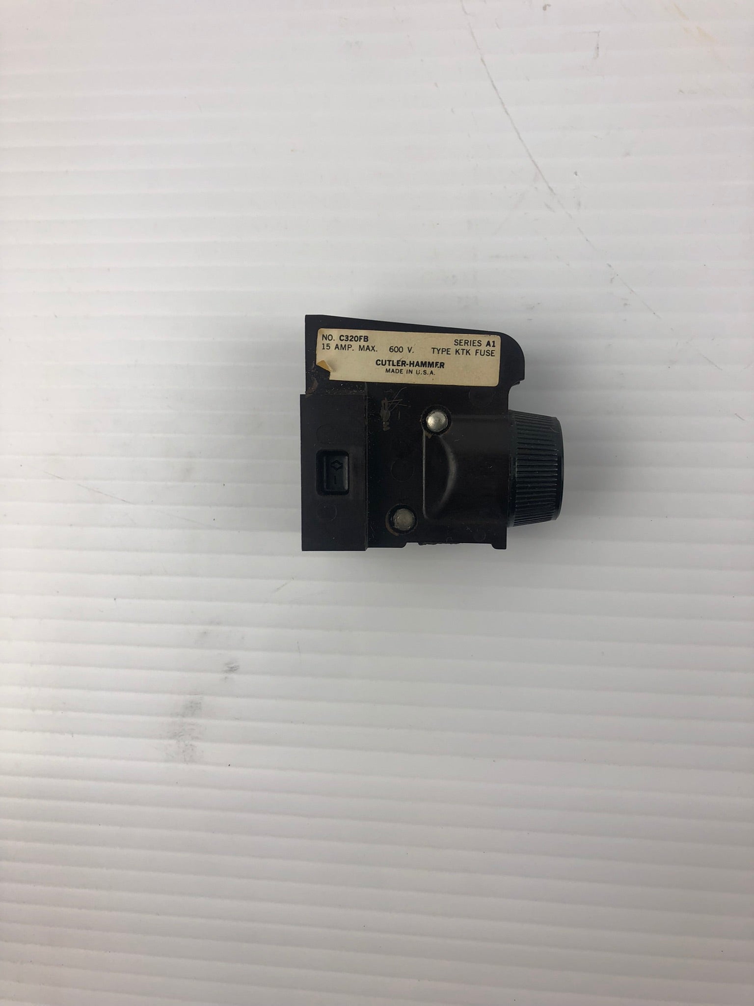 Cutler-Hammer C320FB Fuse Holder 15A 600V Series A1 Type KTK