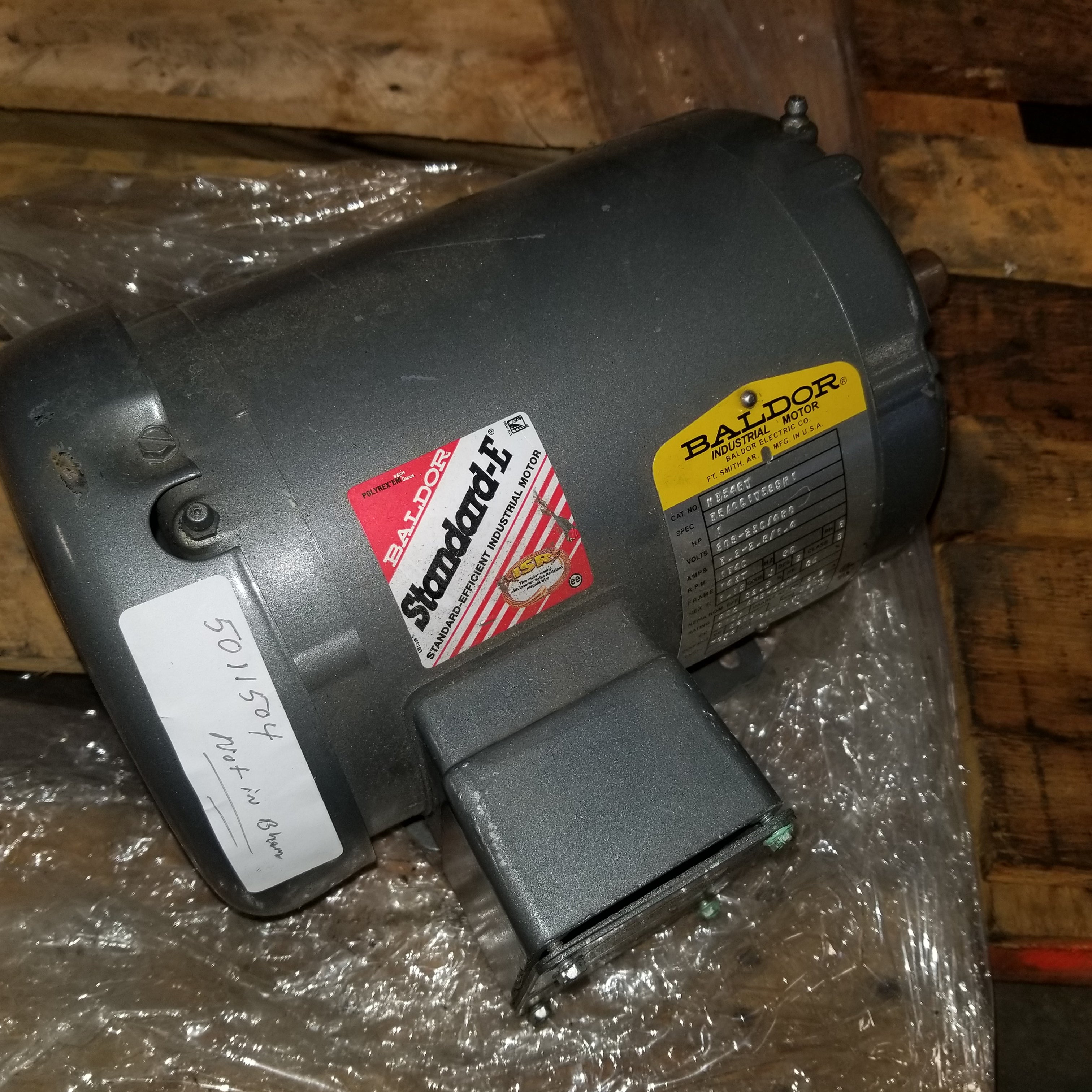 Baldor M3546T Electric Motor 1HP 1740 RPM 143T 3PH