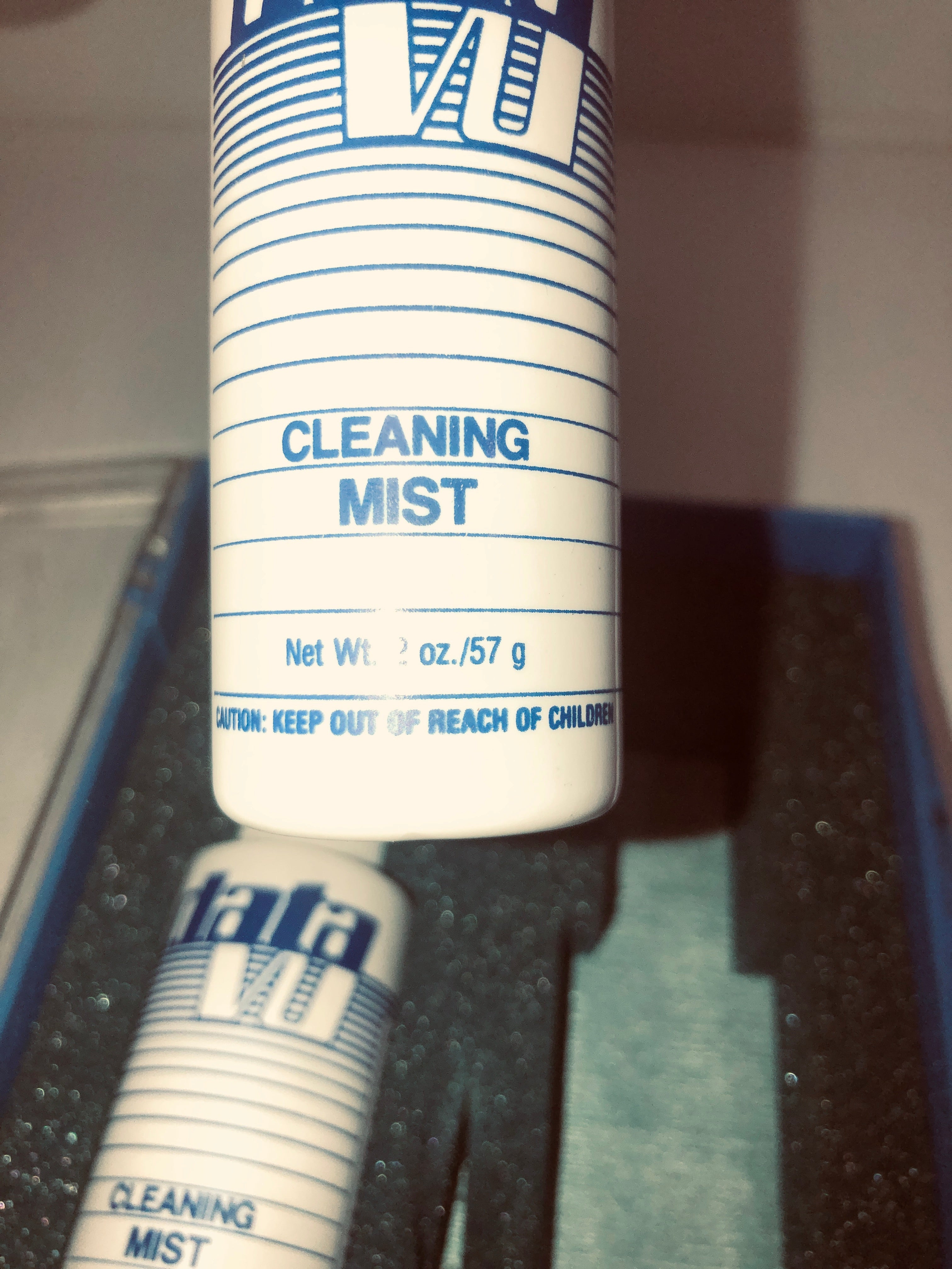 Data Vu Cleaning Mist Kit Two 2 Ounce Bottles & Brush CRT Optical Micrographic