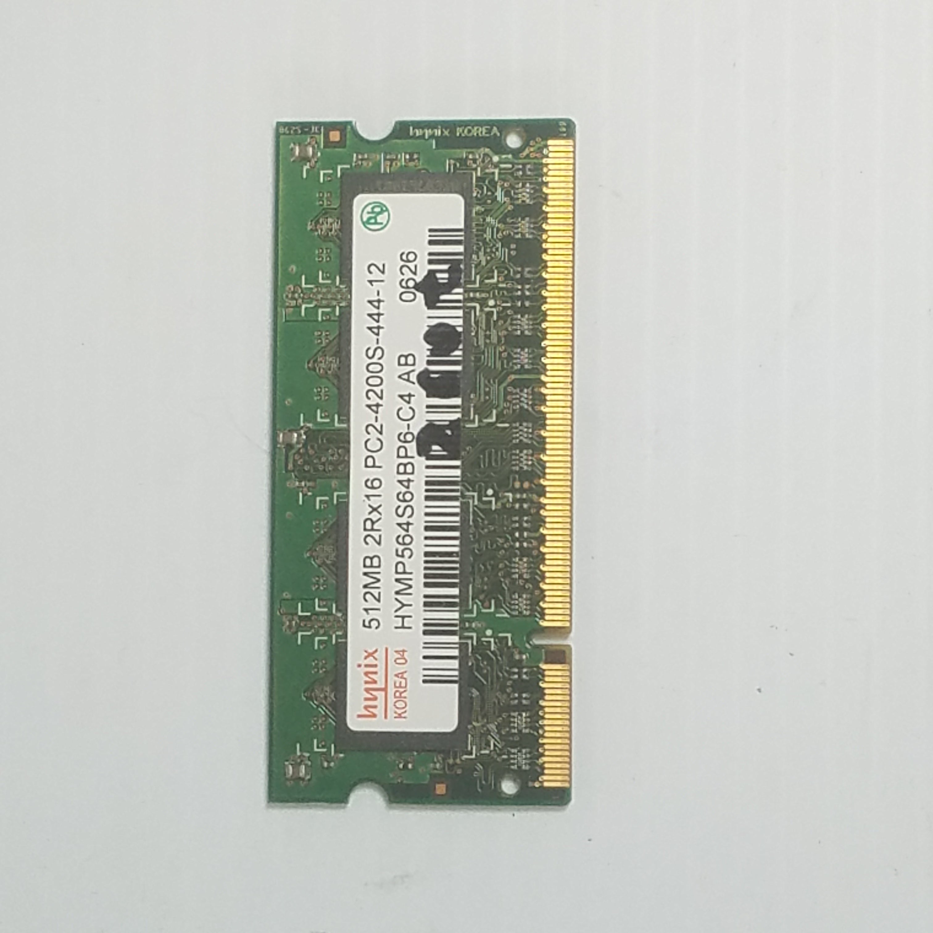 Hynix 512MB 2Rx16 PC2-4200S-444-12 HYMP564S64BP6-C4 AB