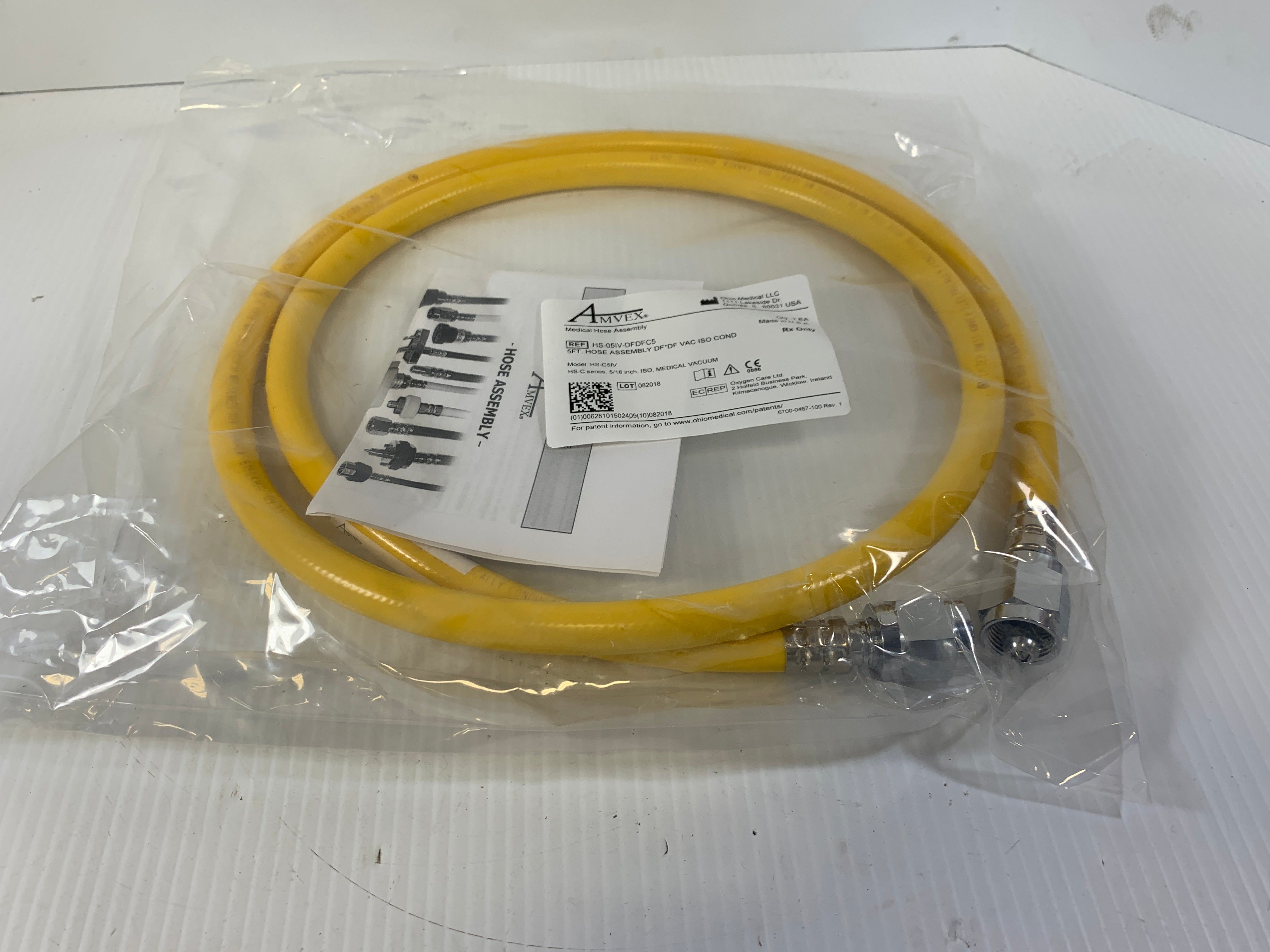 Amvex Hose Assembly HS-05IV-DFDFC5 5 Ft