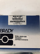 Brady Thermal Printer Ribbon TLS2200 TLS PC Link 205109 Expired 3/30/18