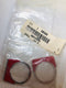 Red Stop Legend Plate 9001KN202 (Lot of 2)