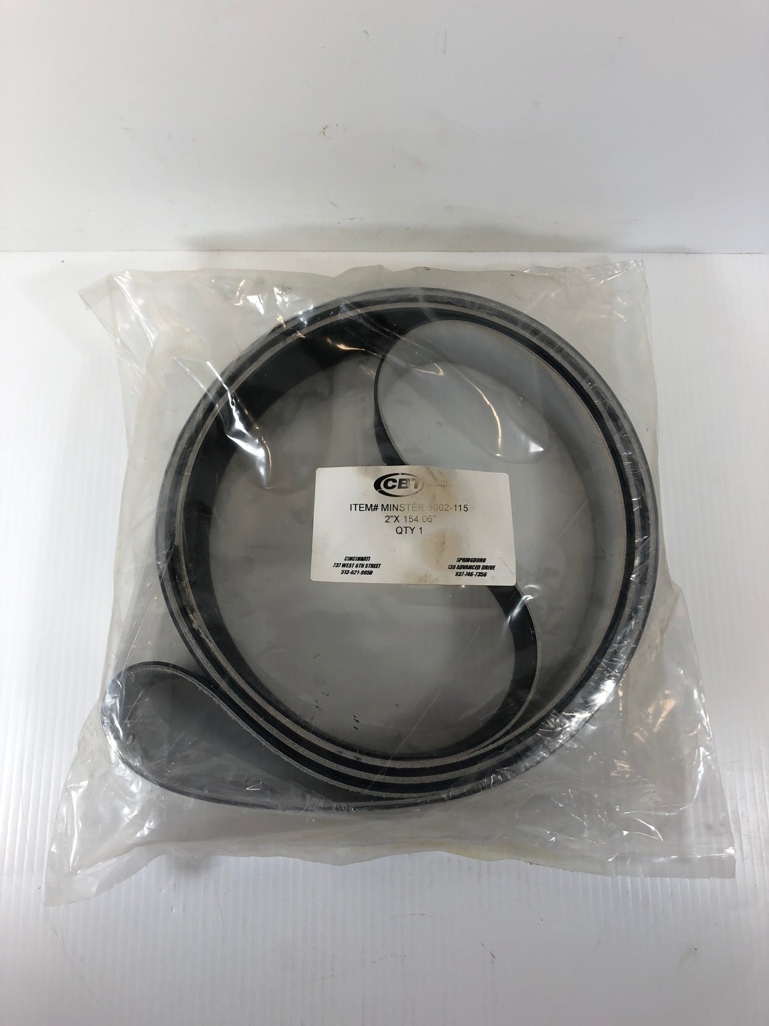 CBT Solutions On Demand Minster Machine Press Belt 8002-115 Size 2" x 154.06"