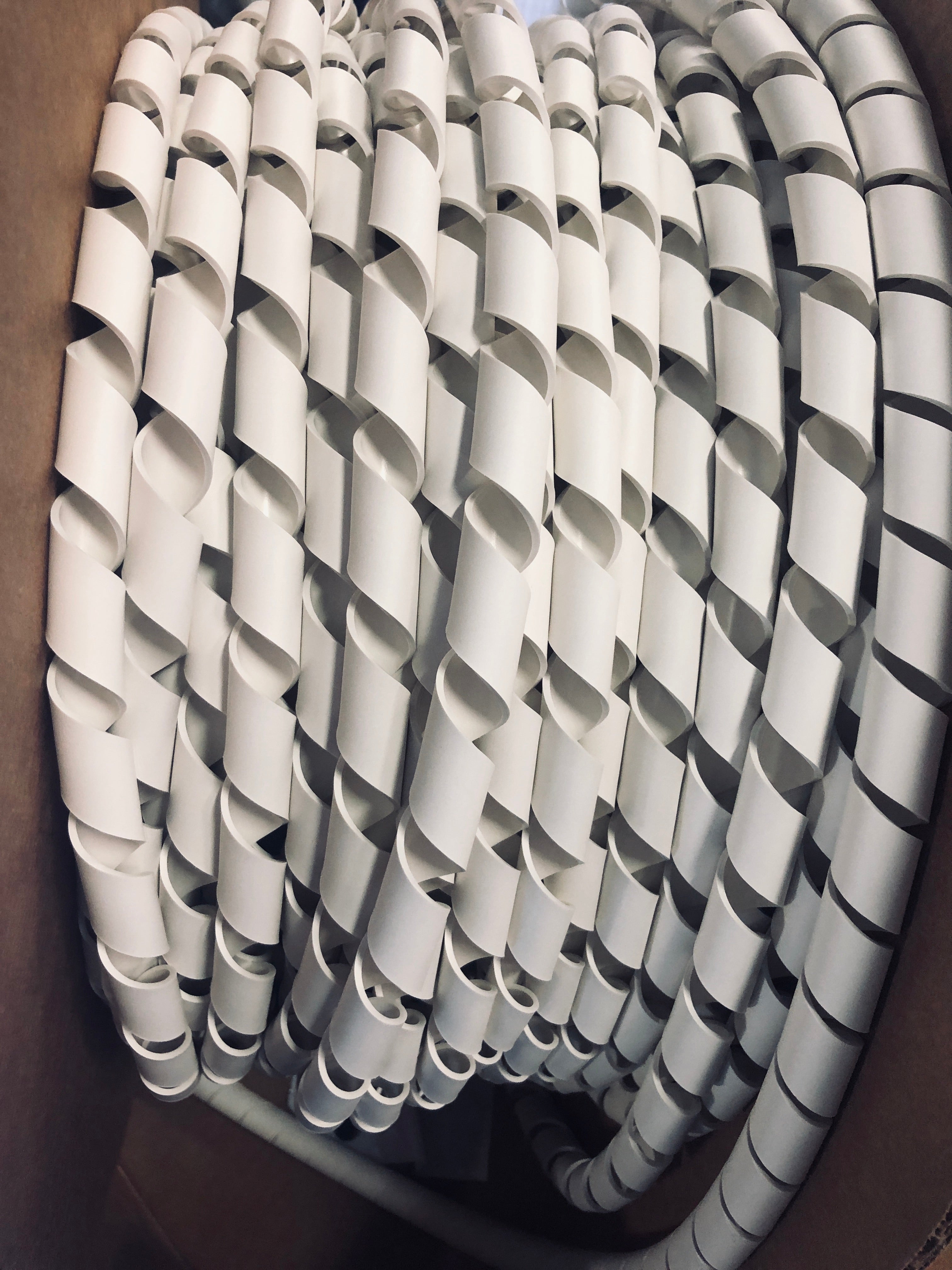 Panduit T75FR-CY Spiral Wrap Natural Polyethylene 0.75" x 100' with Tool