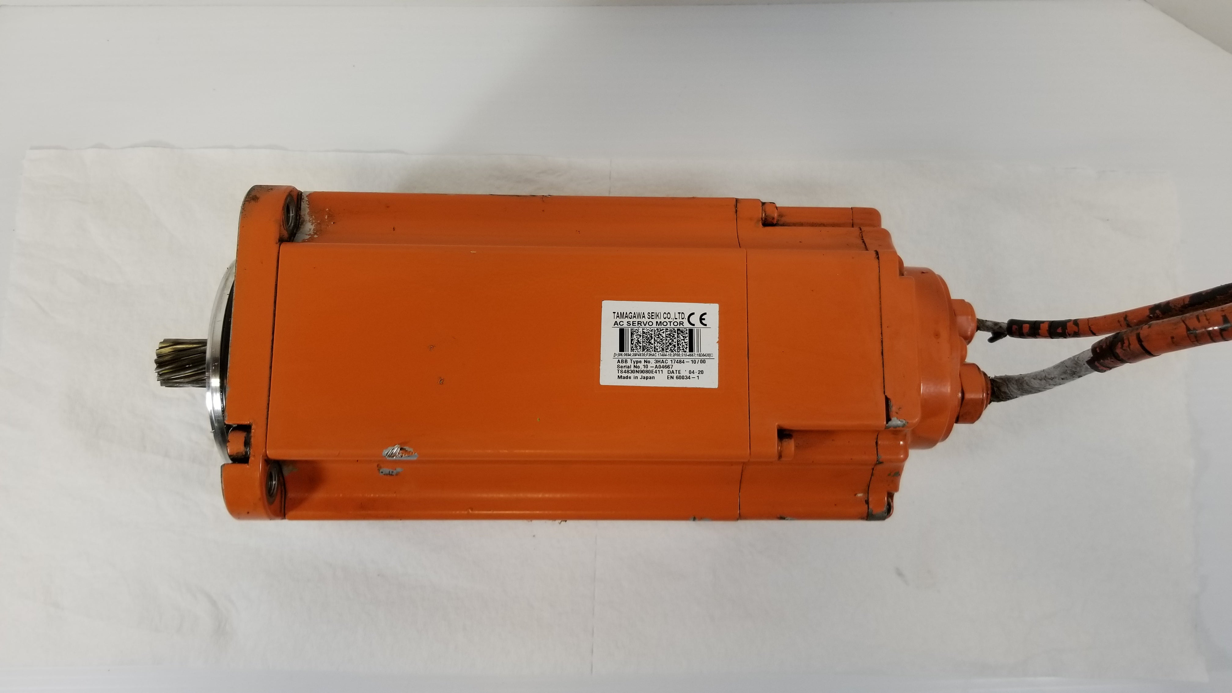 Tamagawa Seiki TS4830N9080E411 AC Servo Motor ABB 3HAC 17484-10/00