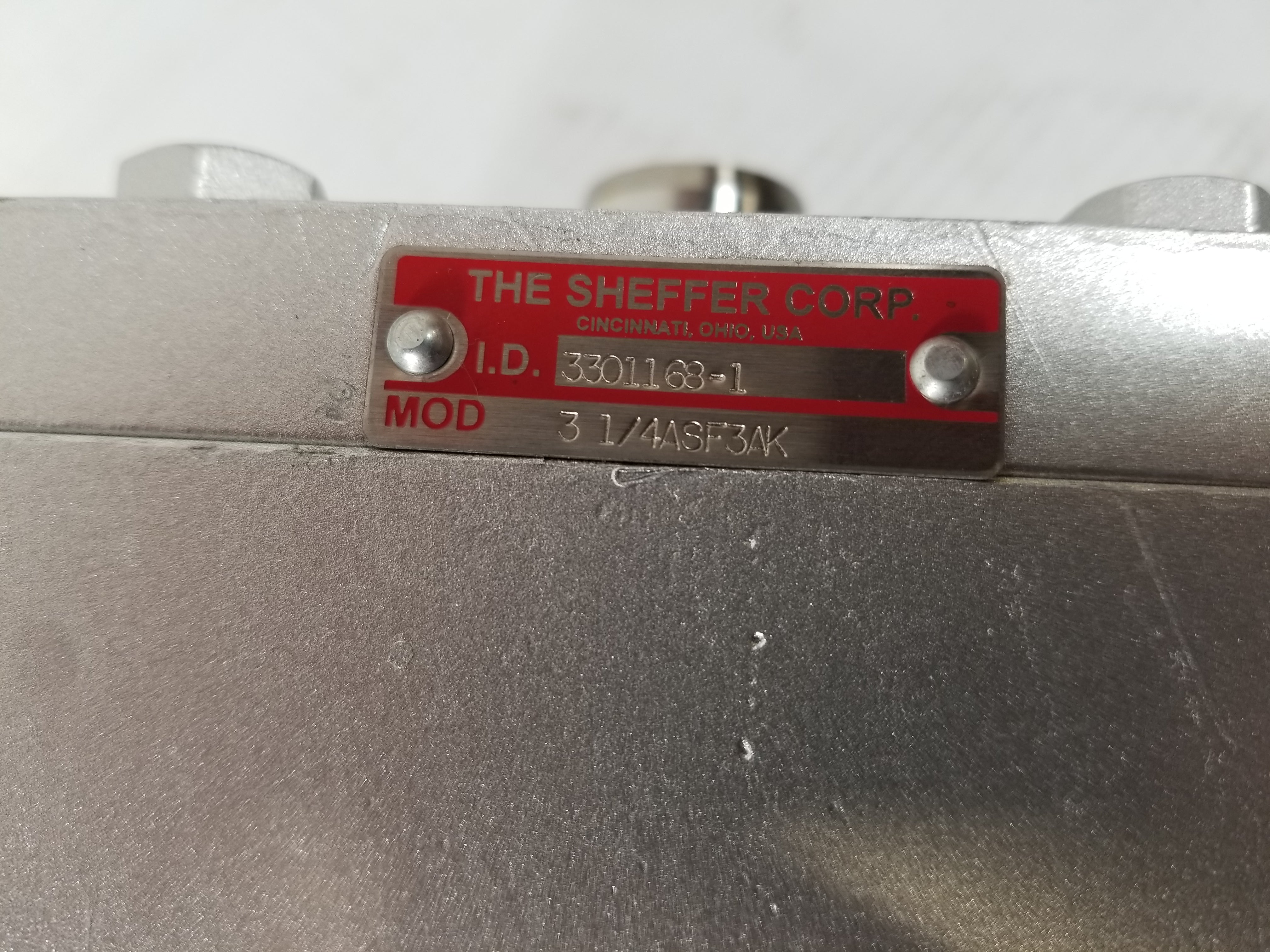 Sheffer 3 1/4ASF3AK Hydraulic Cylinder 3301168-1