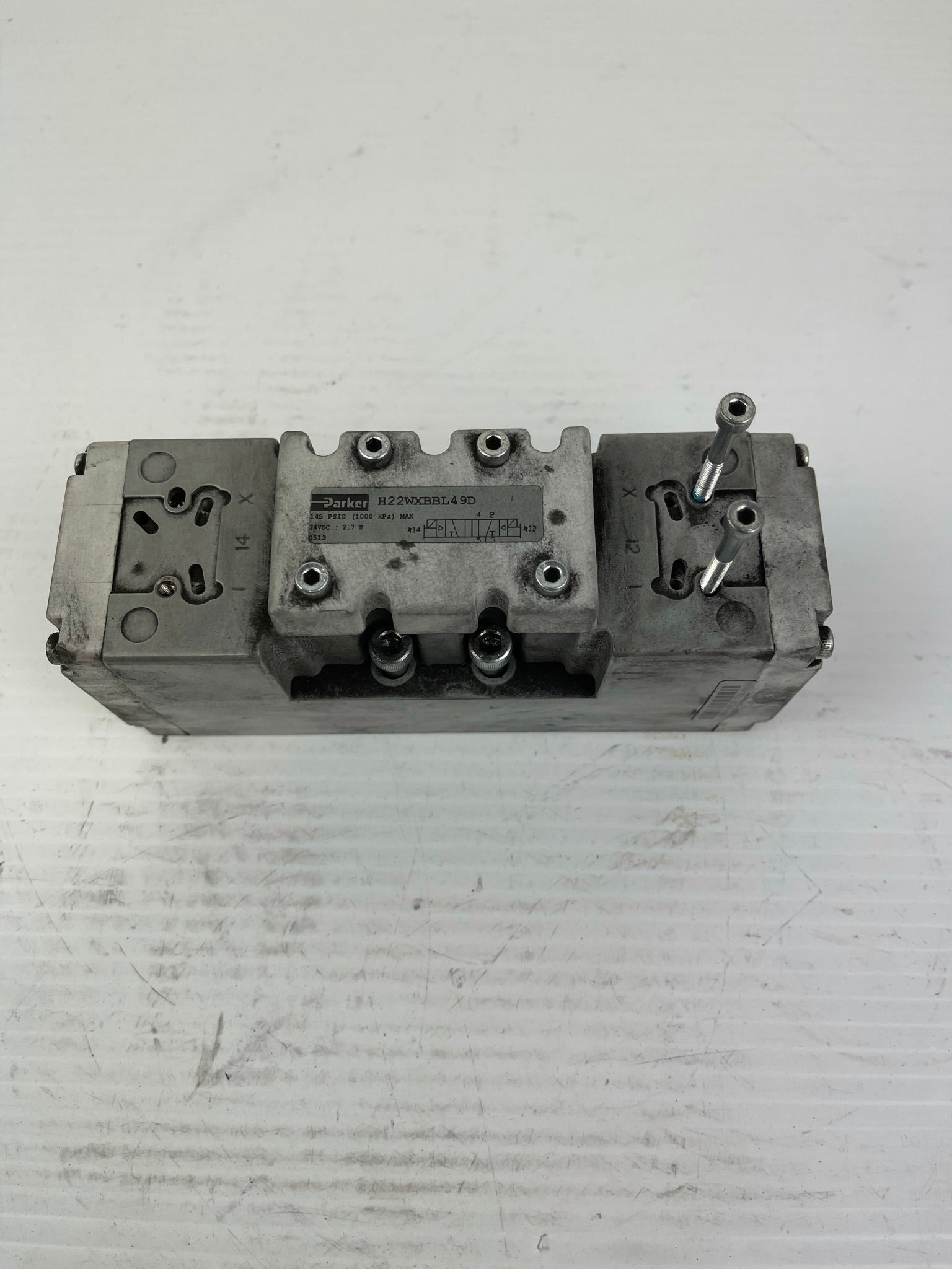 Parker Valve H22WXBBL49D