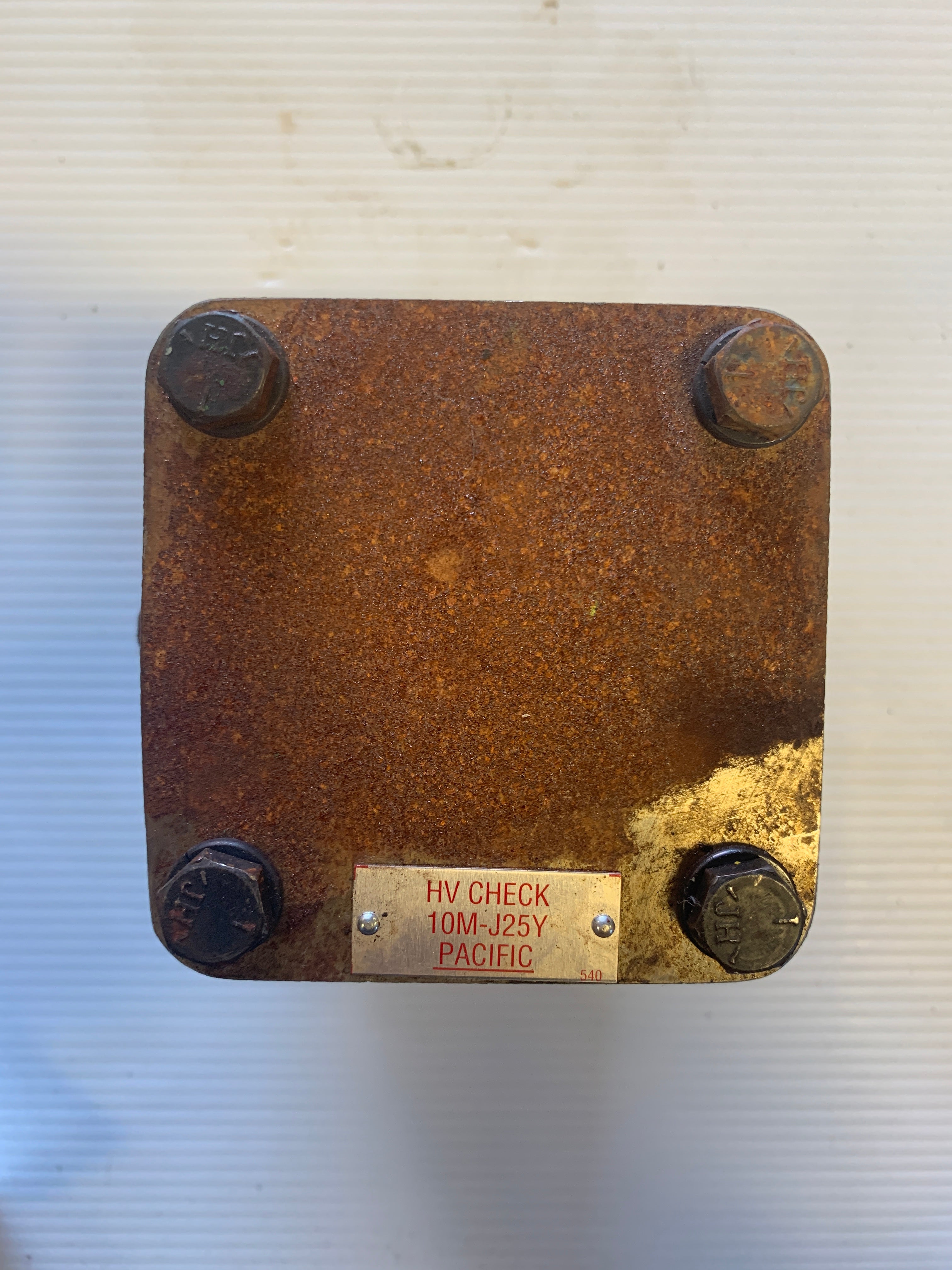 Pacific 10MJ25Y Pump 10M-J25Y HV Check