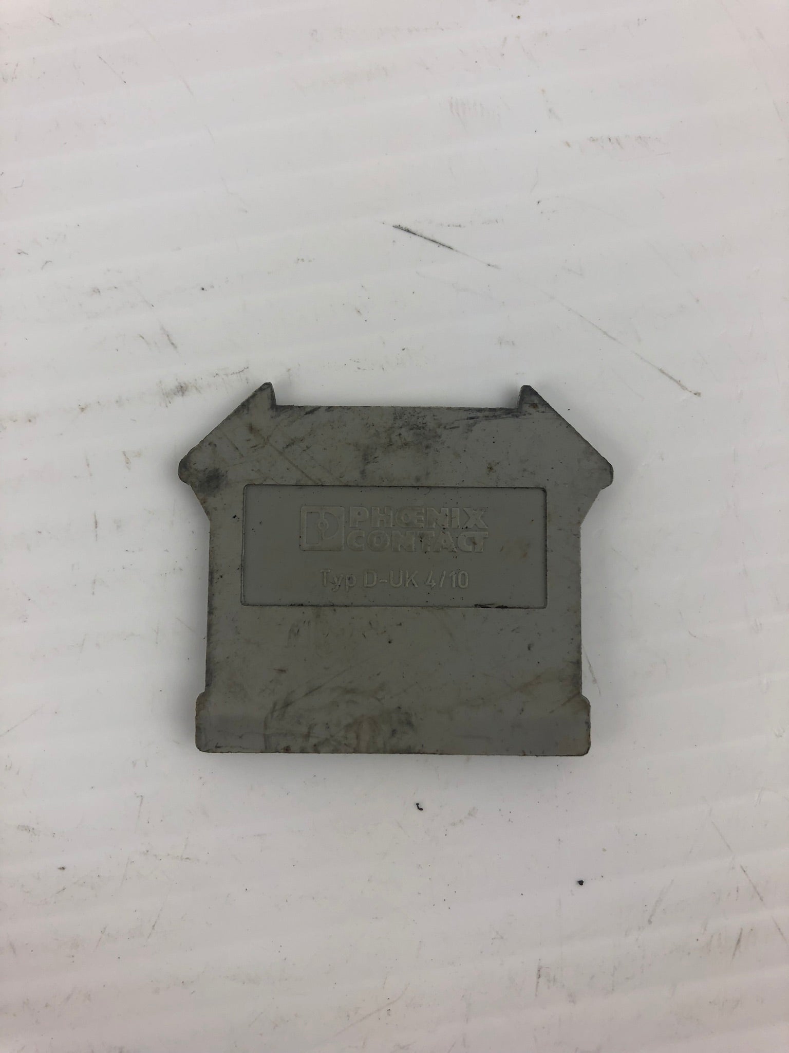 Phoenix Contact D-UK 4/10 Terminal Block End Connectors - Lot of 3