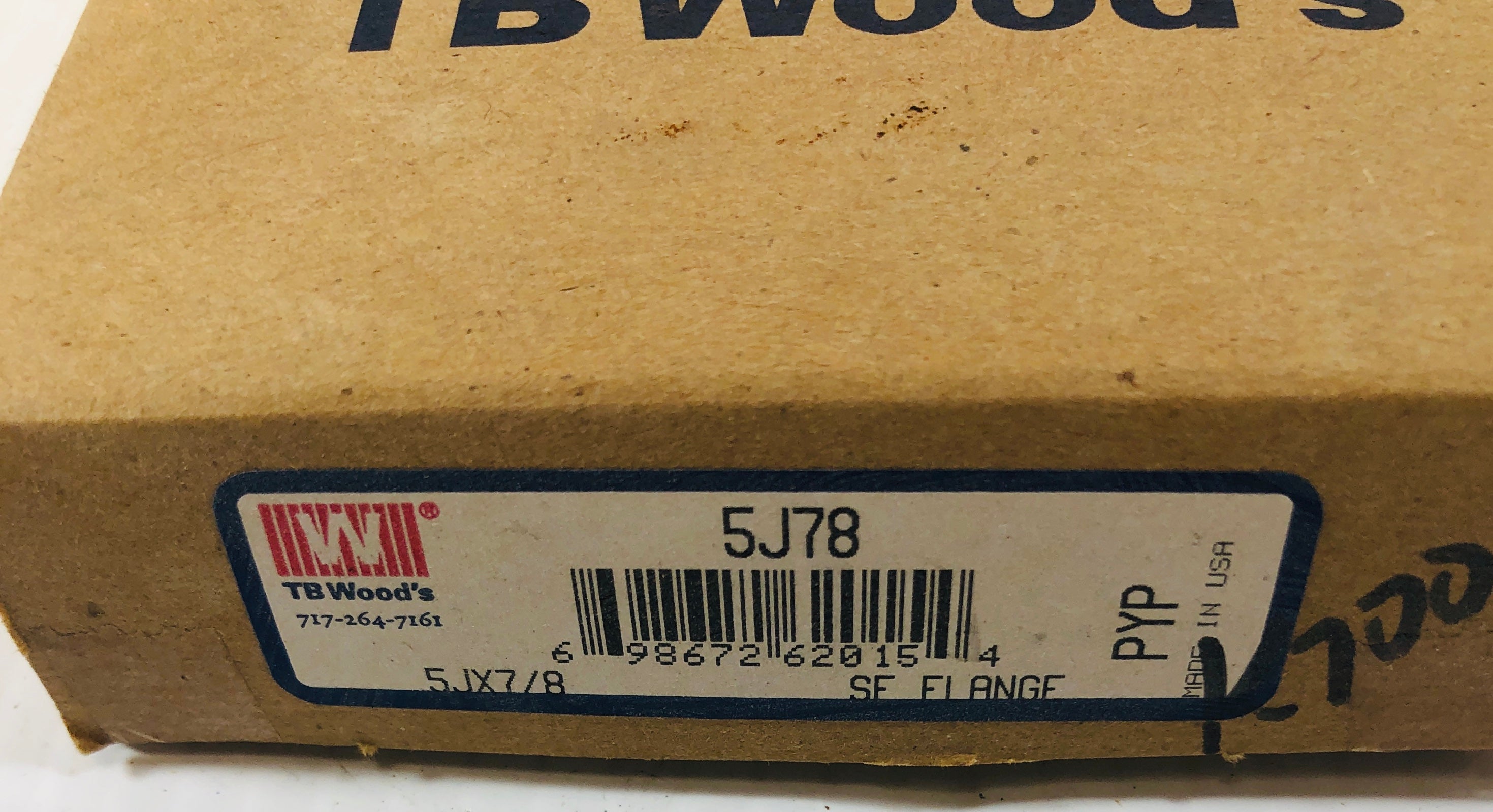 TB Wood's SF Flange PYP 5J78 5JX7/8