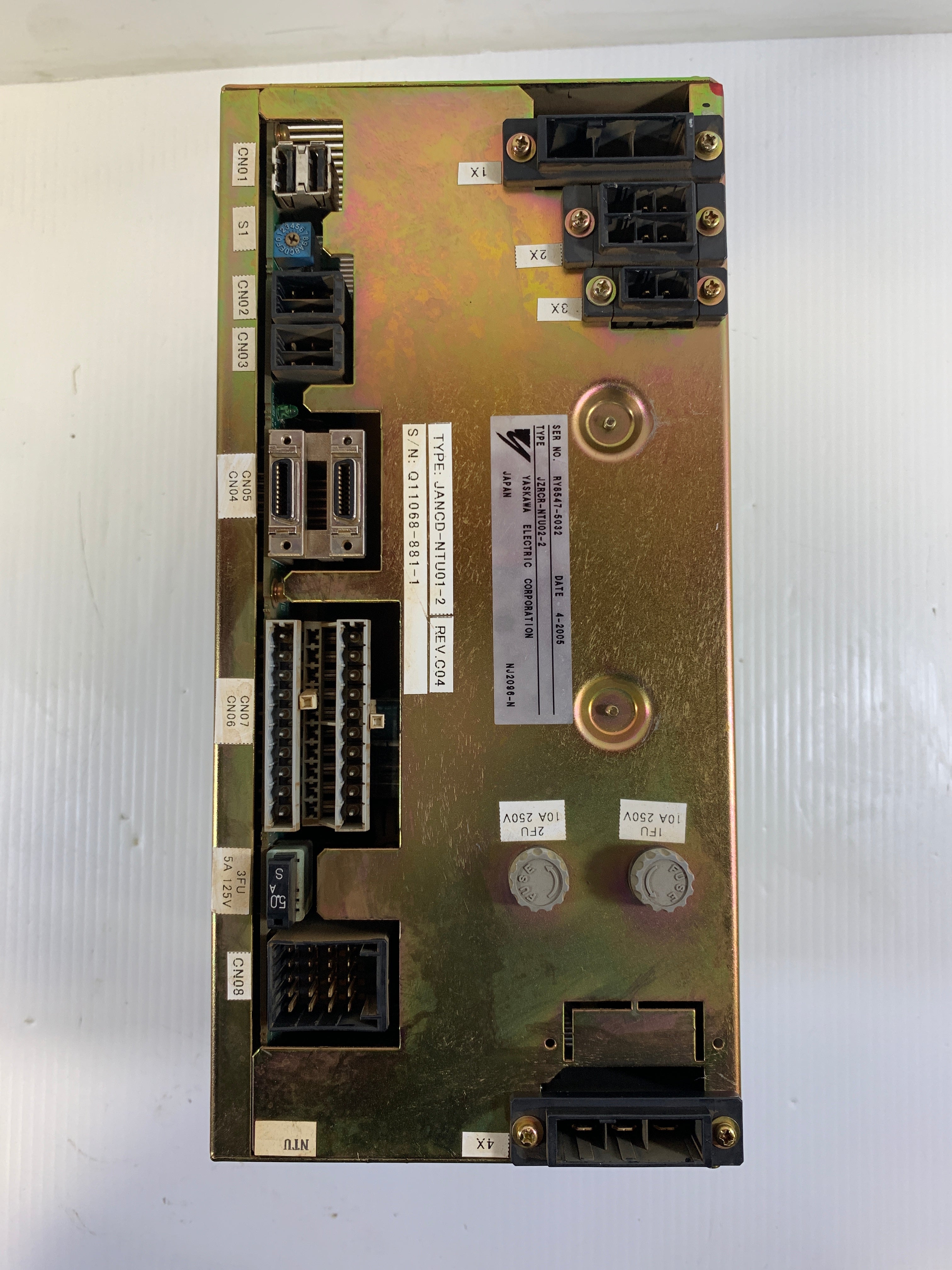 Yaskawa Power Supply JZRCR-NTU02-2