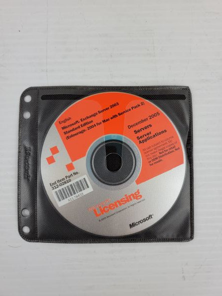 Microsoft X11-78433 Exchange Server 2003 Standard Edition 312-02810