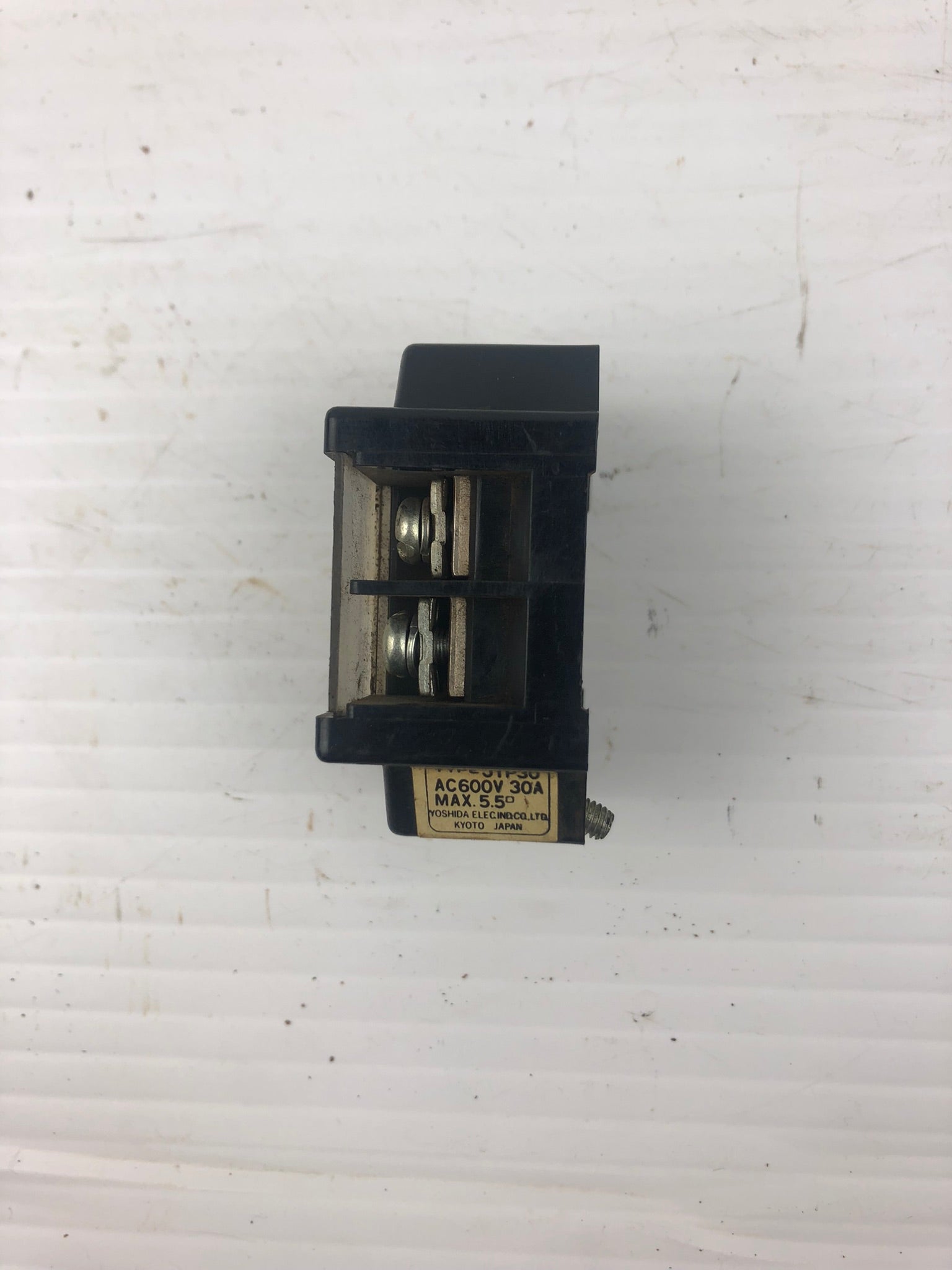 Yoshida JTP30 Terminal Block AC600V 30A Max 5.5 with Covers