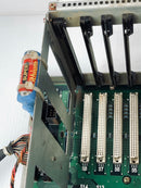 Kawasaki 1HP-52 Circuit Board TPB-S.V0 and 12" x 14" x 10" Metal PLC Rack