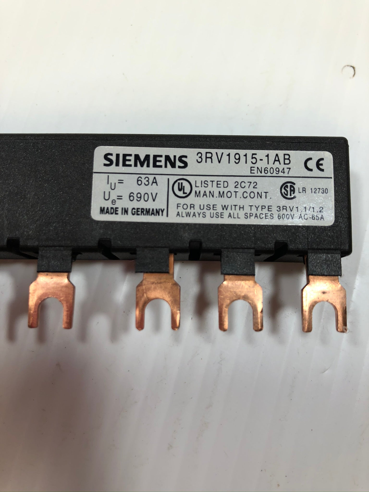 Siemens 3RV1915-1AB Feeder Bar
