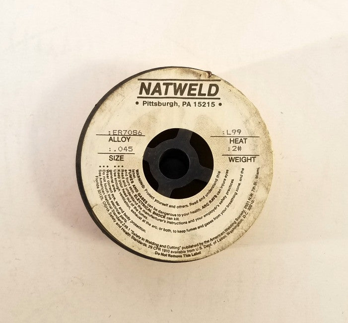 .045" Natweld ER70S6 Welding Wire Spool 2 lb.