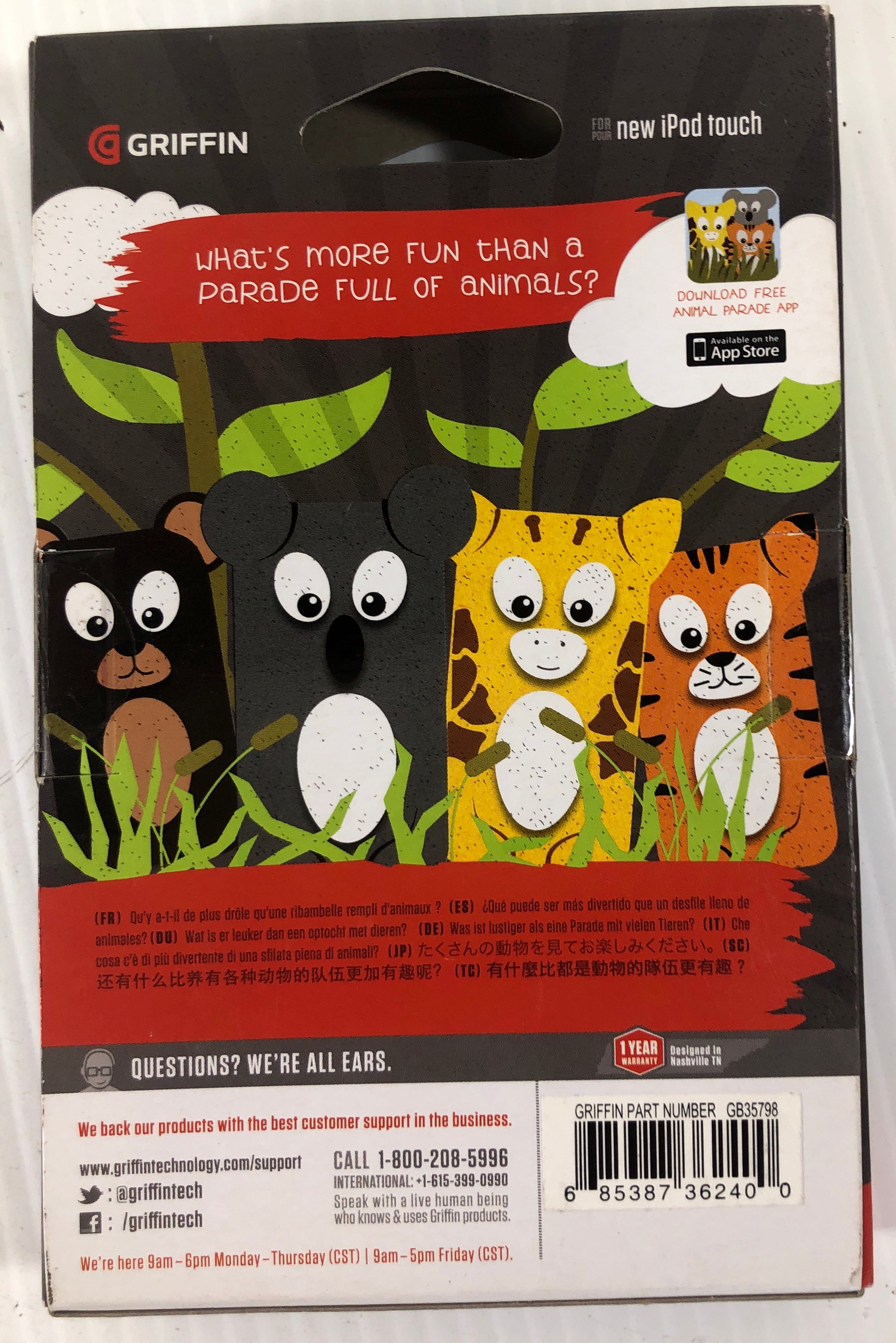 Griffin Animal Parade Koala Case for iPod Touch