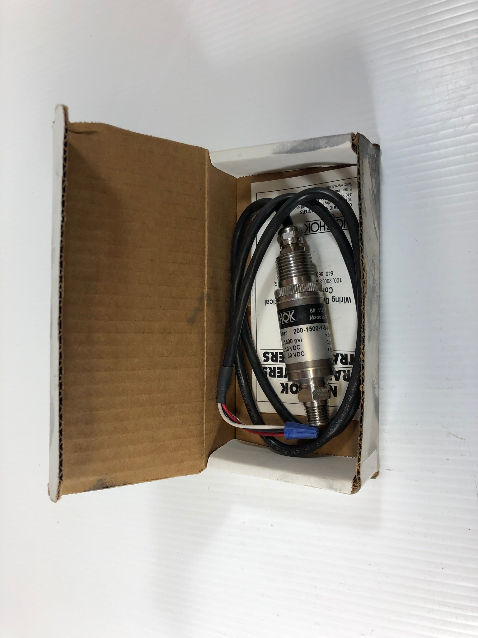 NoShok 200-1500-1-5-2-6 Temperature Transmitter Transducer Sensor