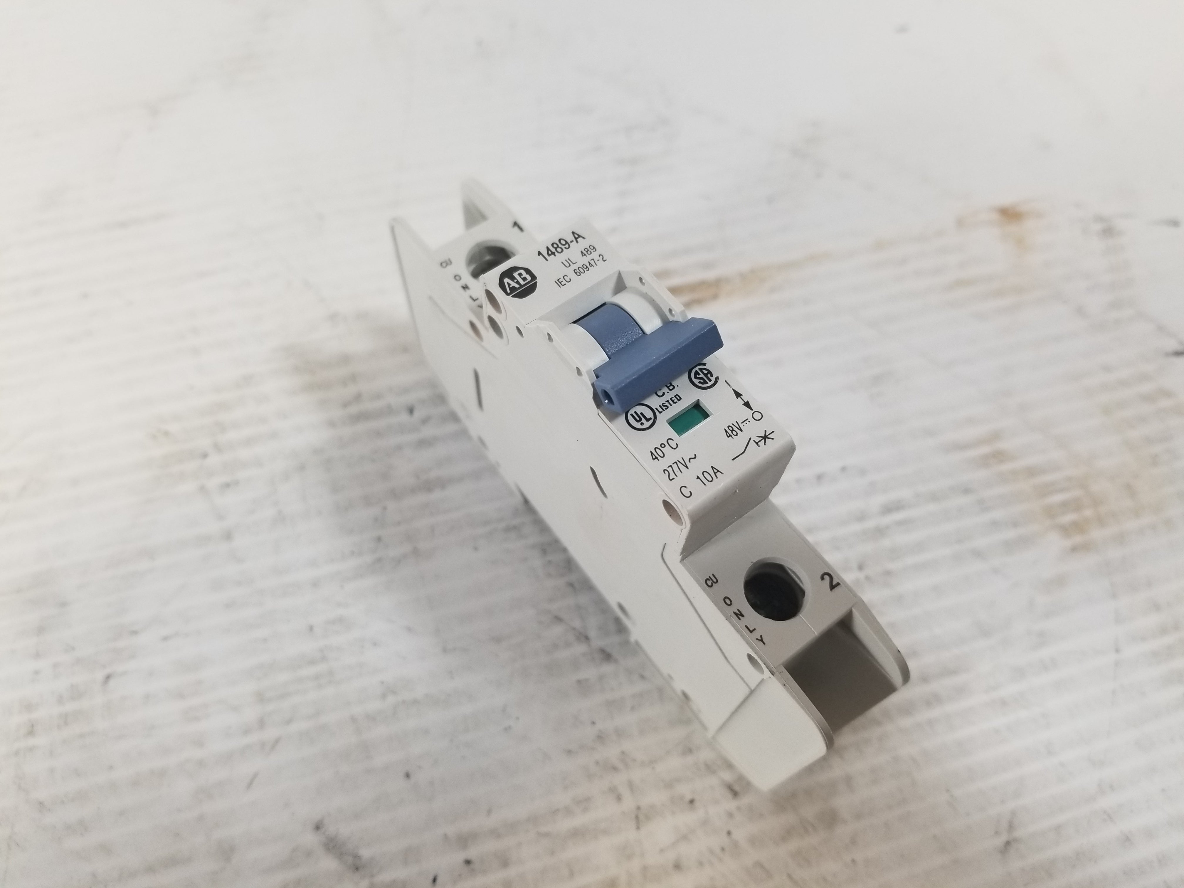 Allen-Bradley 1489-A1C100 Single Pole 10A Circuit Breaker