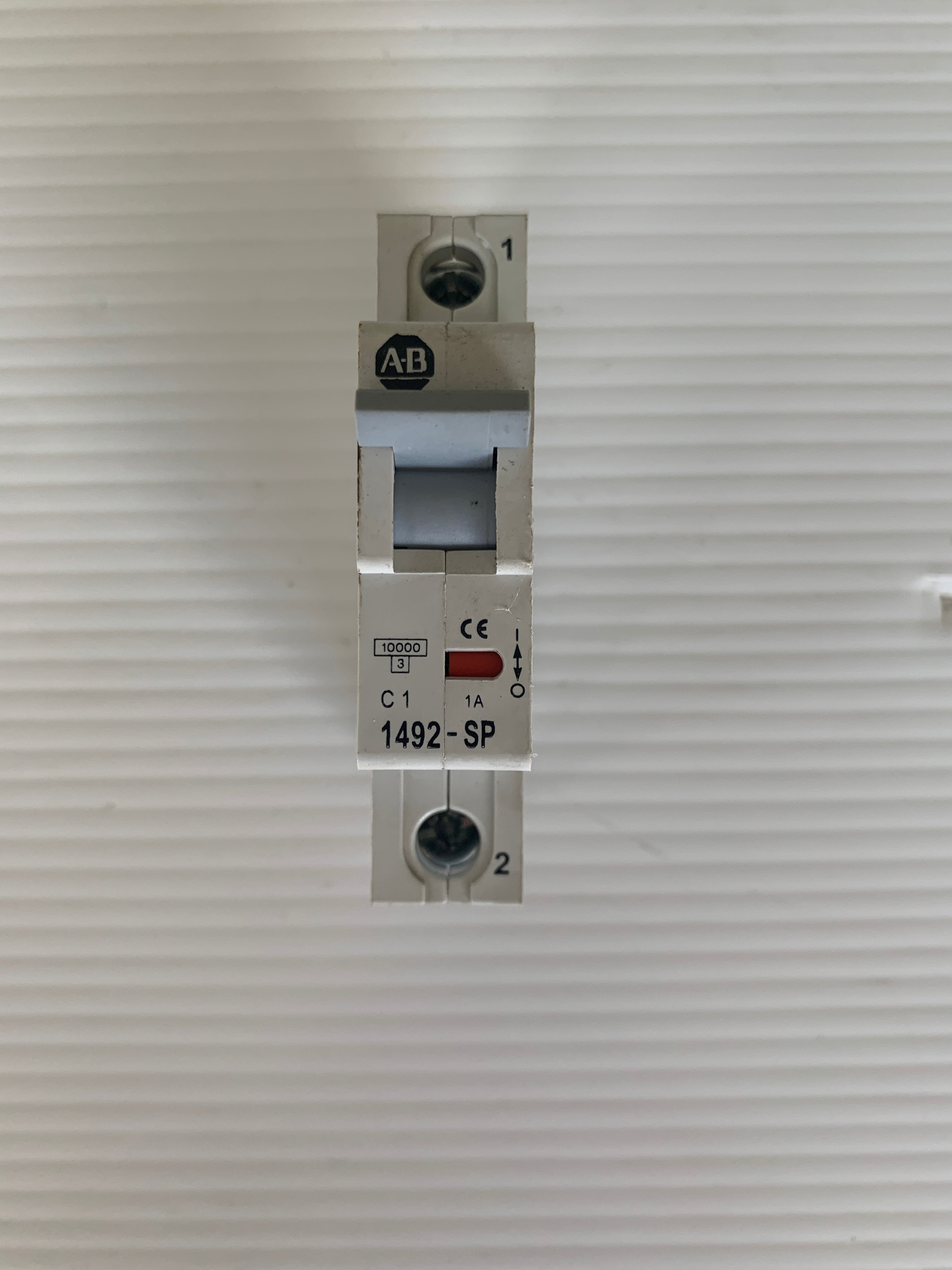 Allen-Bradley 1492-SP1C010 Circuit Breaker Single Pole Ser. C