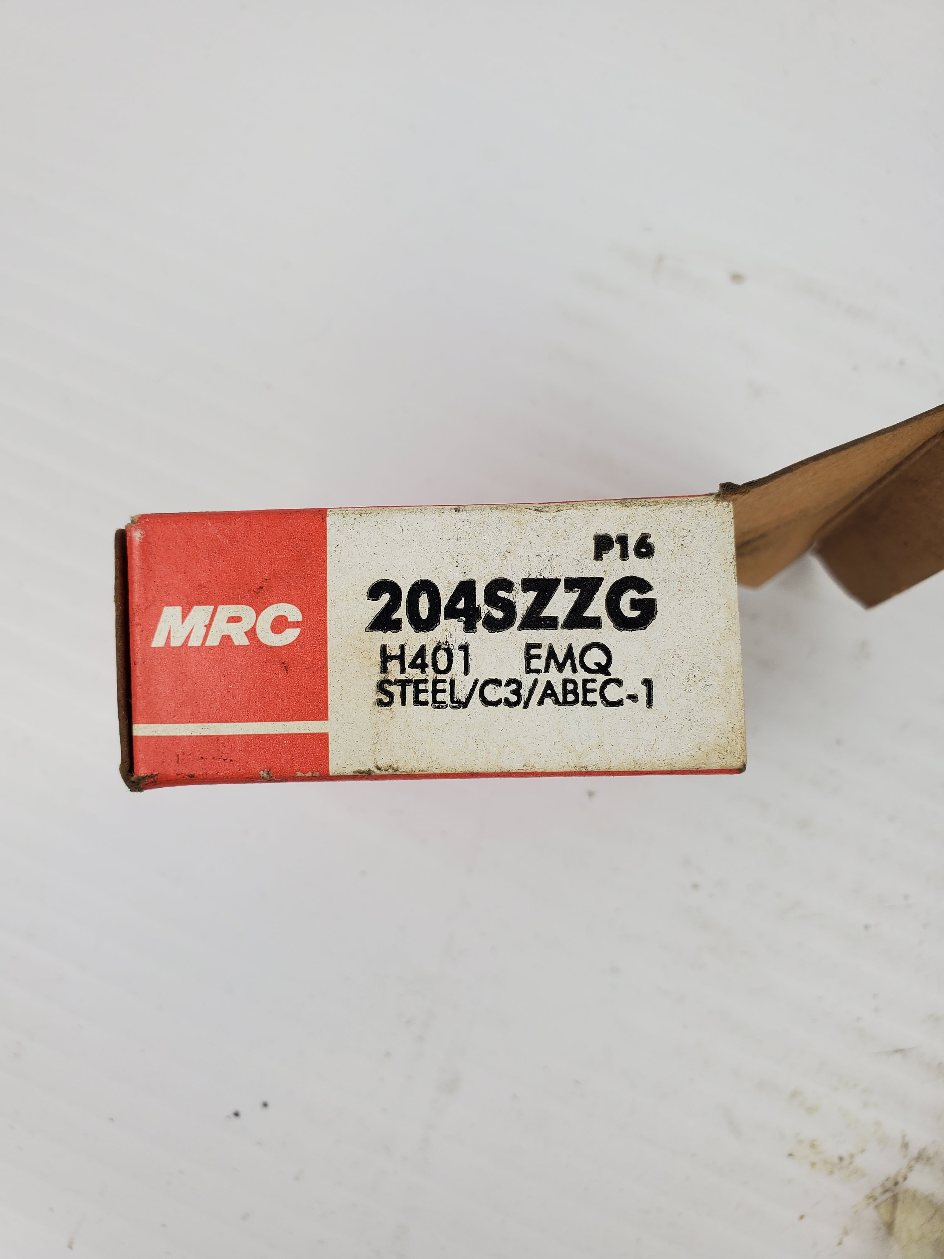 MRC 204SZZG Single Row Ball Bearings H401 EMQ P16