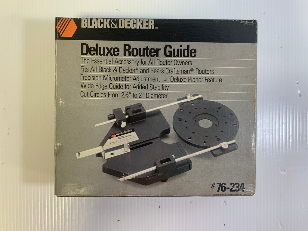 Black Decker Deluxe Router Guide 76 234 2