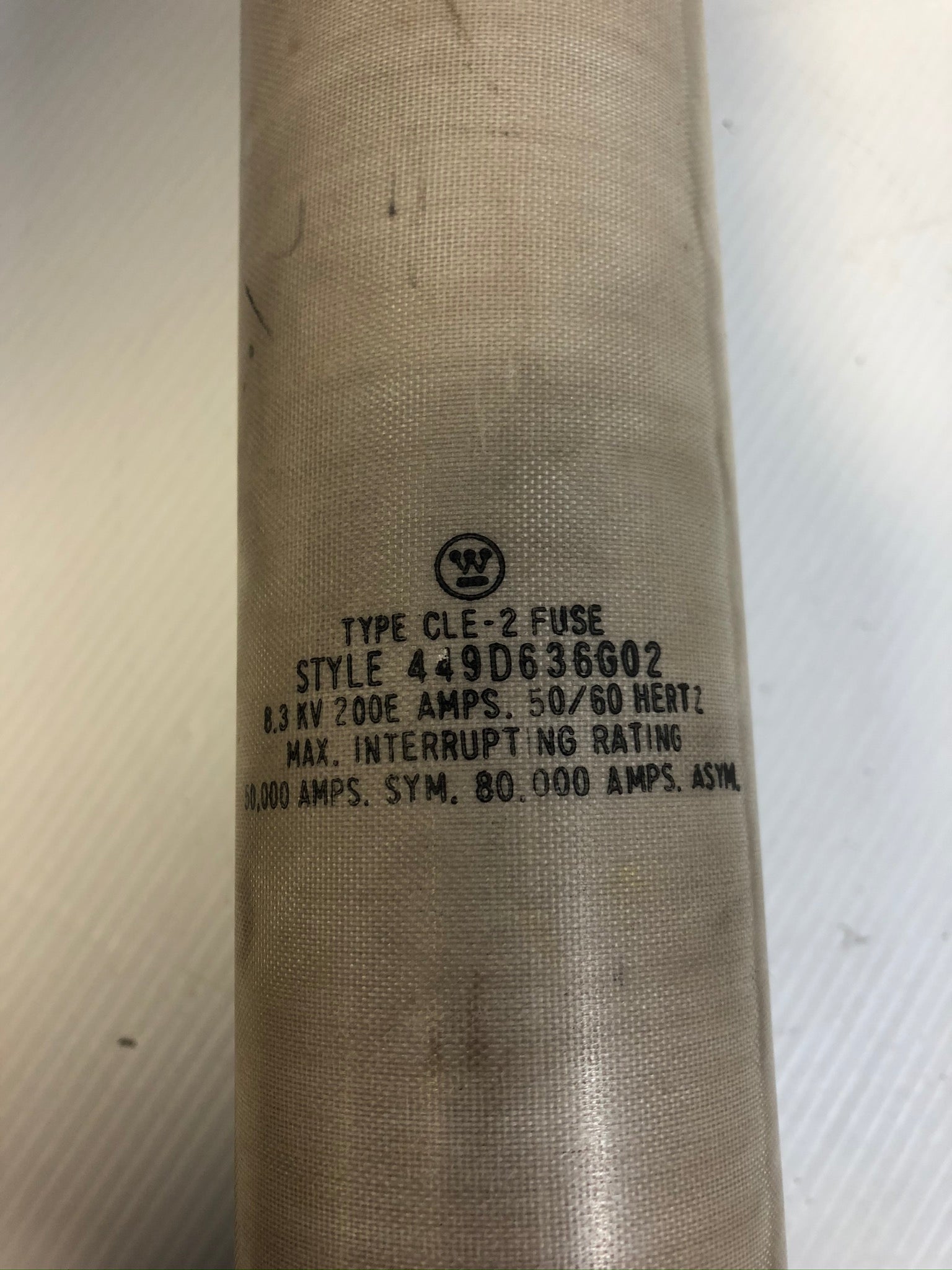 Westinghouse 449D636G02 Type CLE-2 Fuse Double Barrel