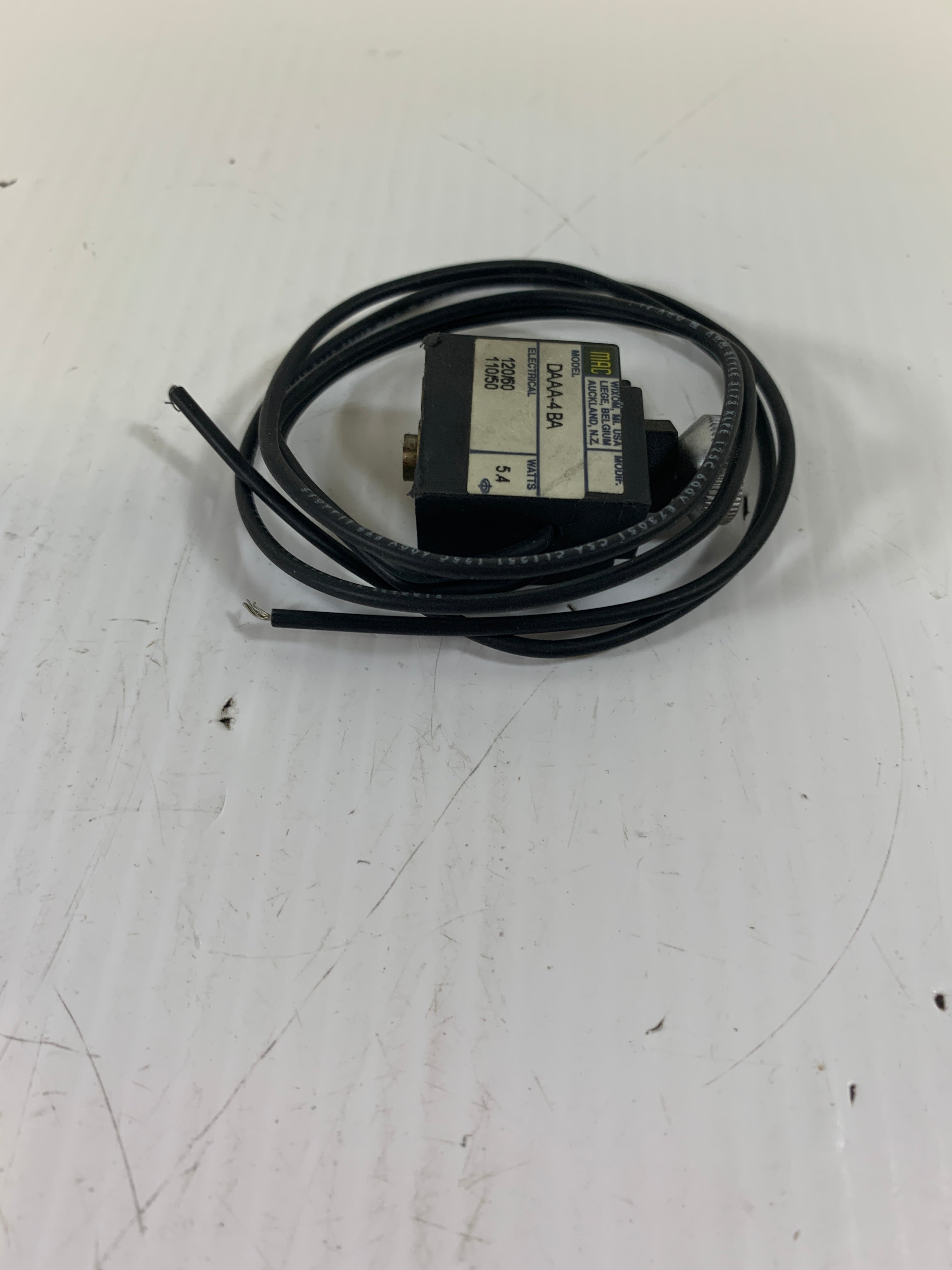 MAC Solenoid Coil DAAA-4 BA 5.4 Watts
