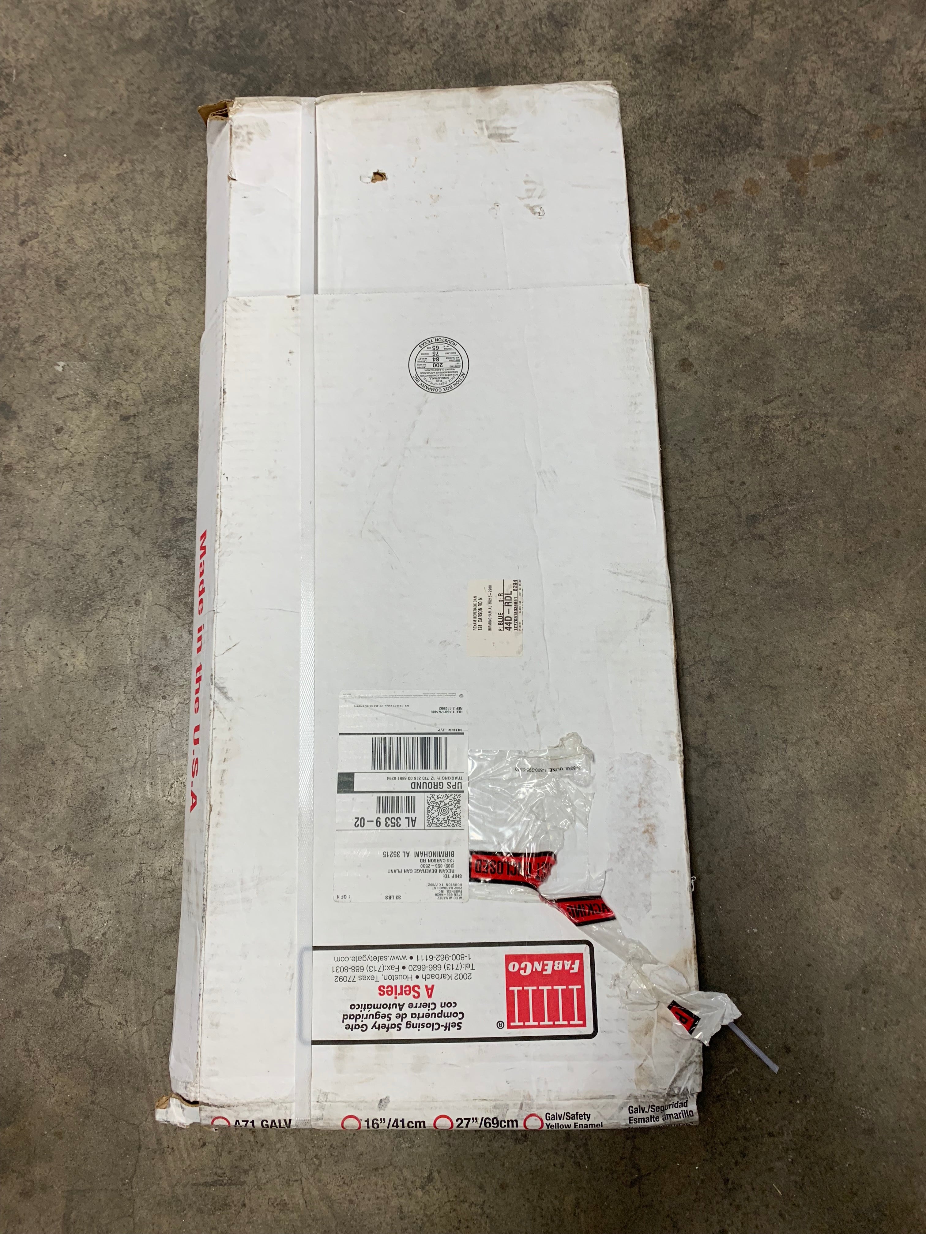 FabEnCo Self-Closing Safety Gate A Series 33"/91cm