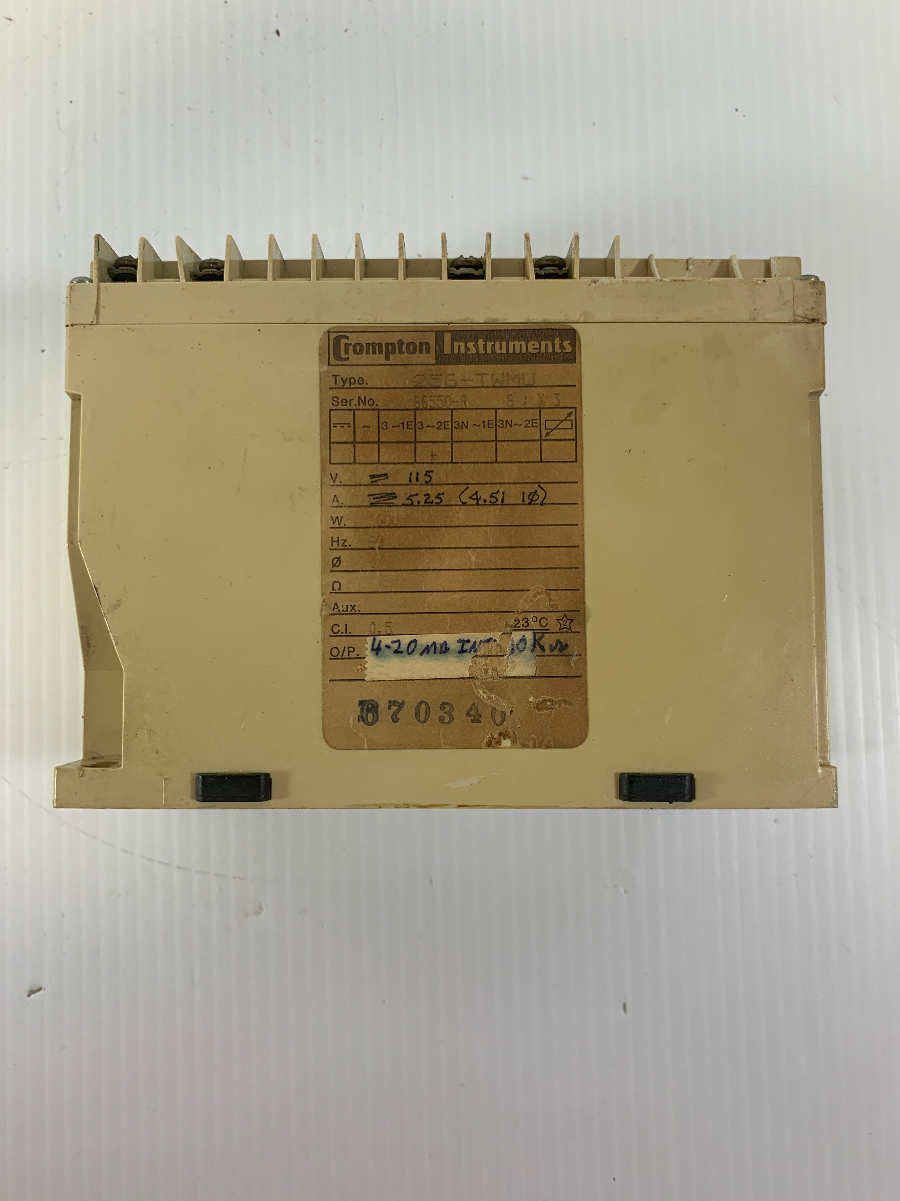 Crompton Paladin Transducer Module 256-TWMU 115 V