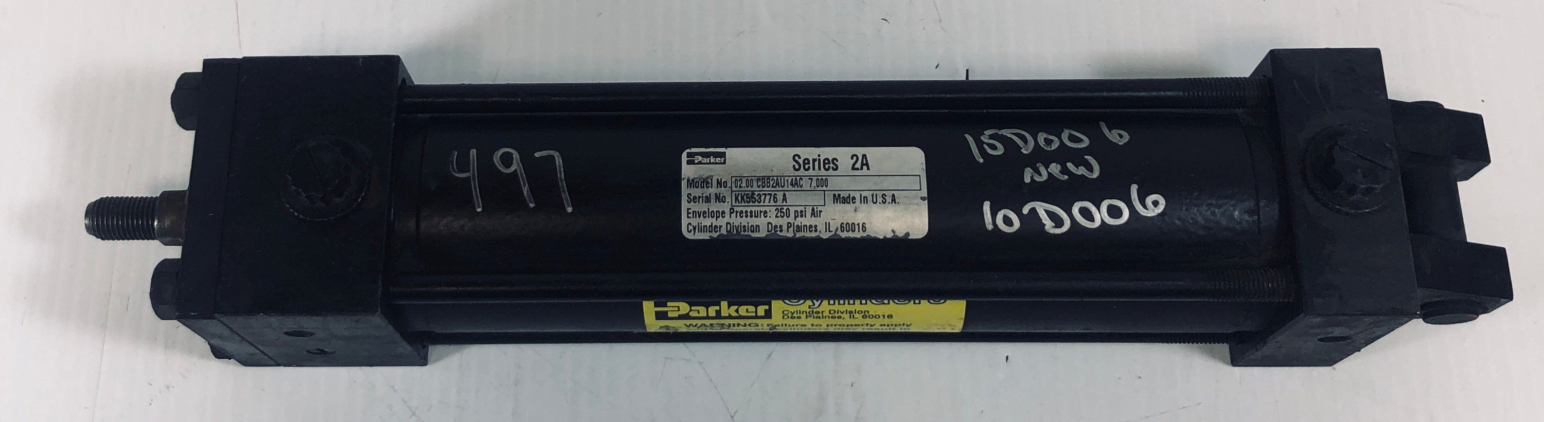 Parker CBB2AU14AC Cylinder Series 2A