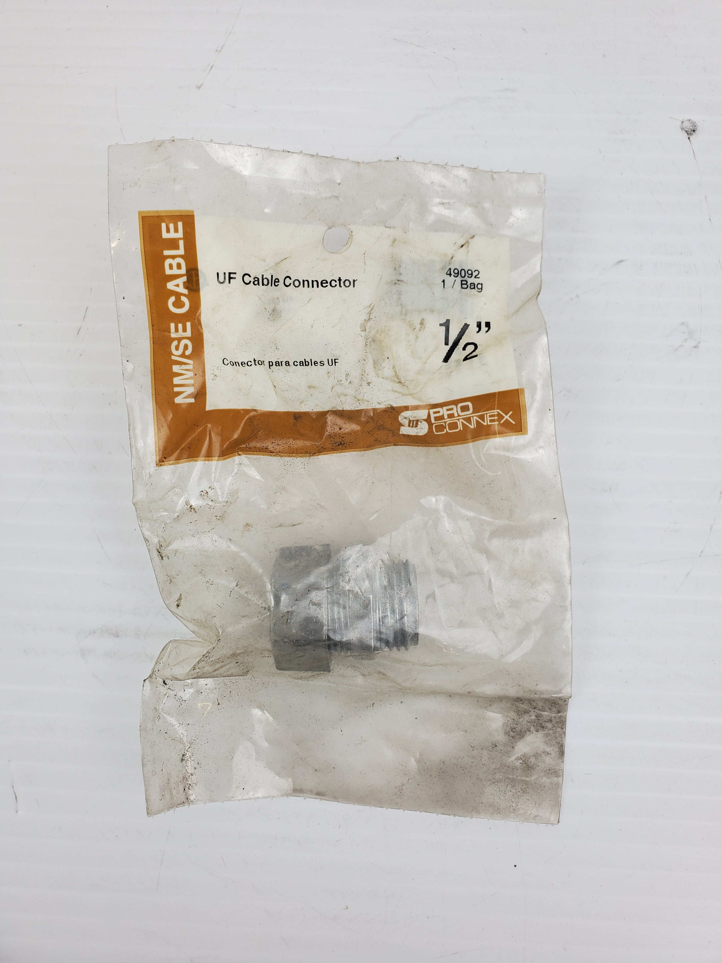 Pro Connex 49092 UF Cable Connector 1/2" 49092