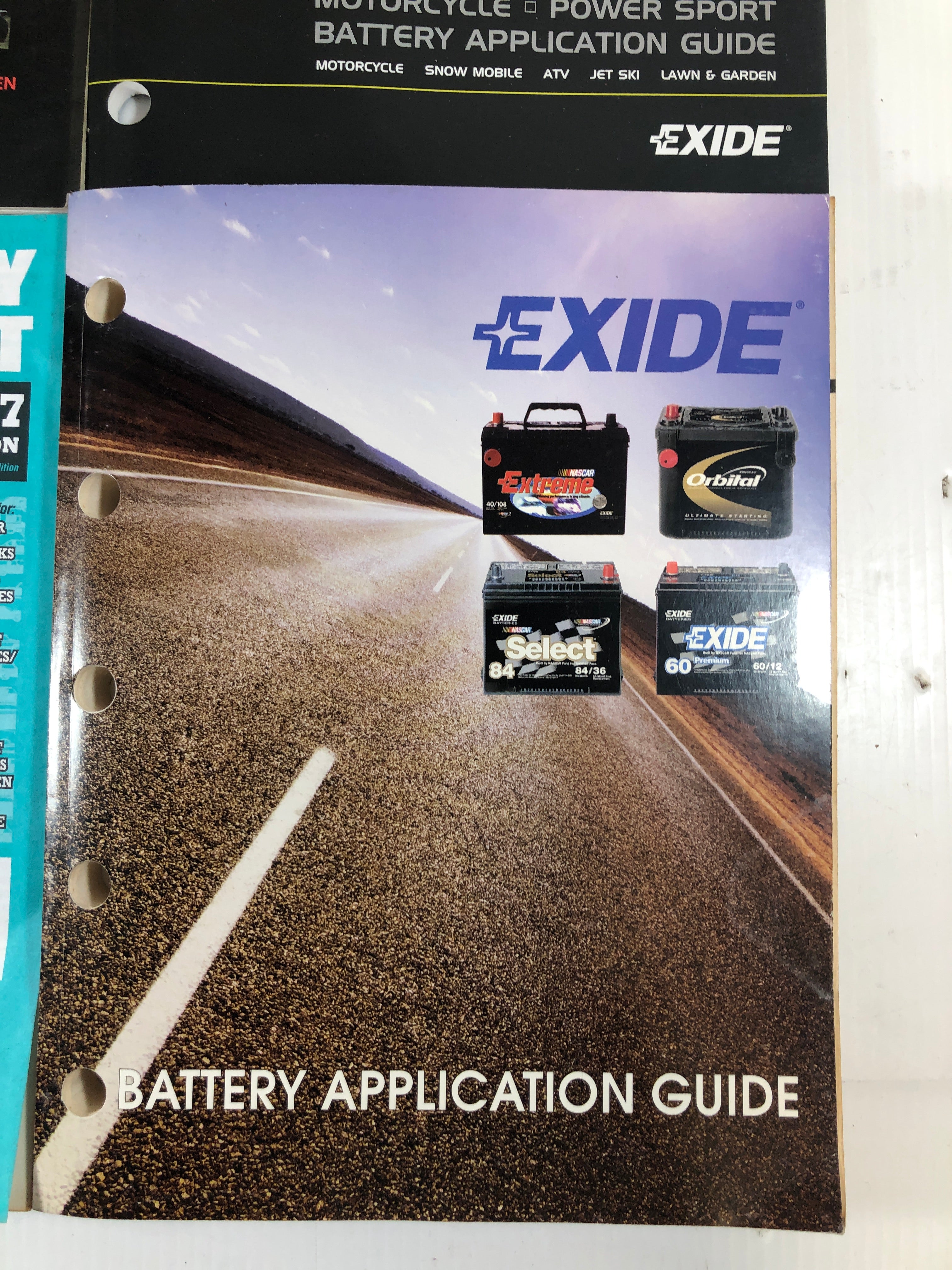 Exide Battery Application Guide Data Book Motorcycle Power Sport Catalogs