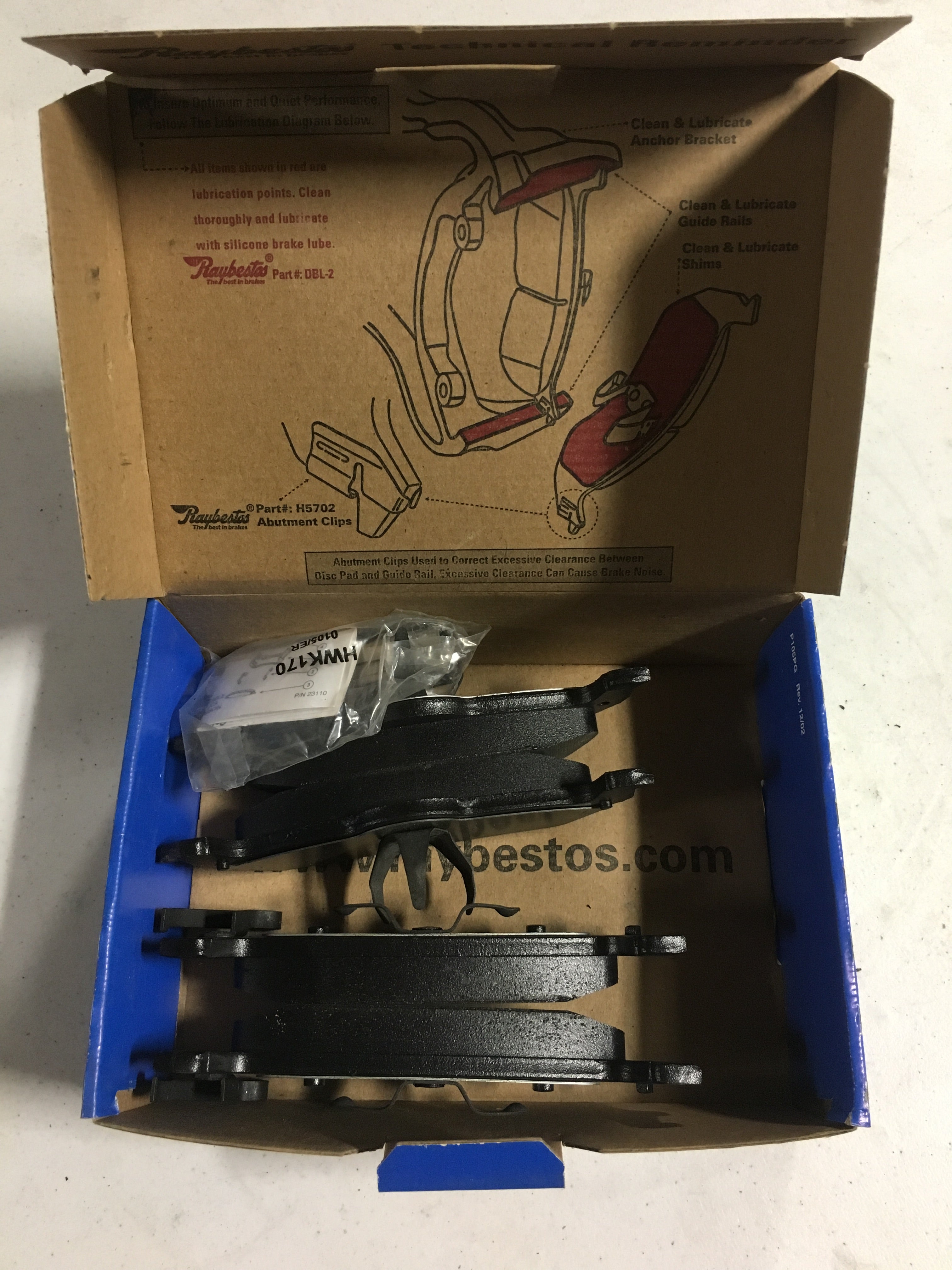 Raybestos Professional Grade Disc Brake Pads PGD963M