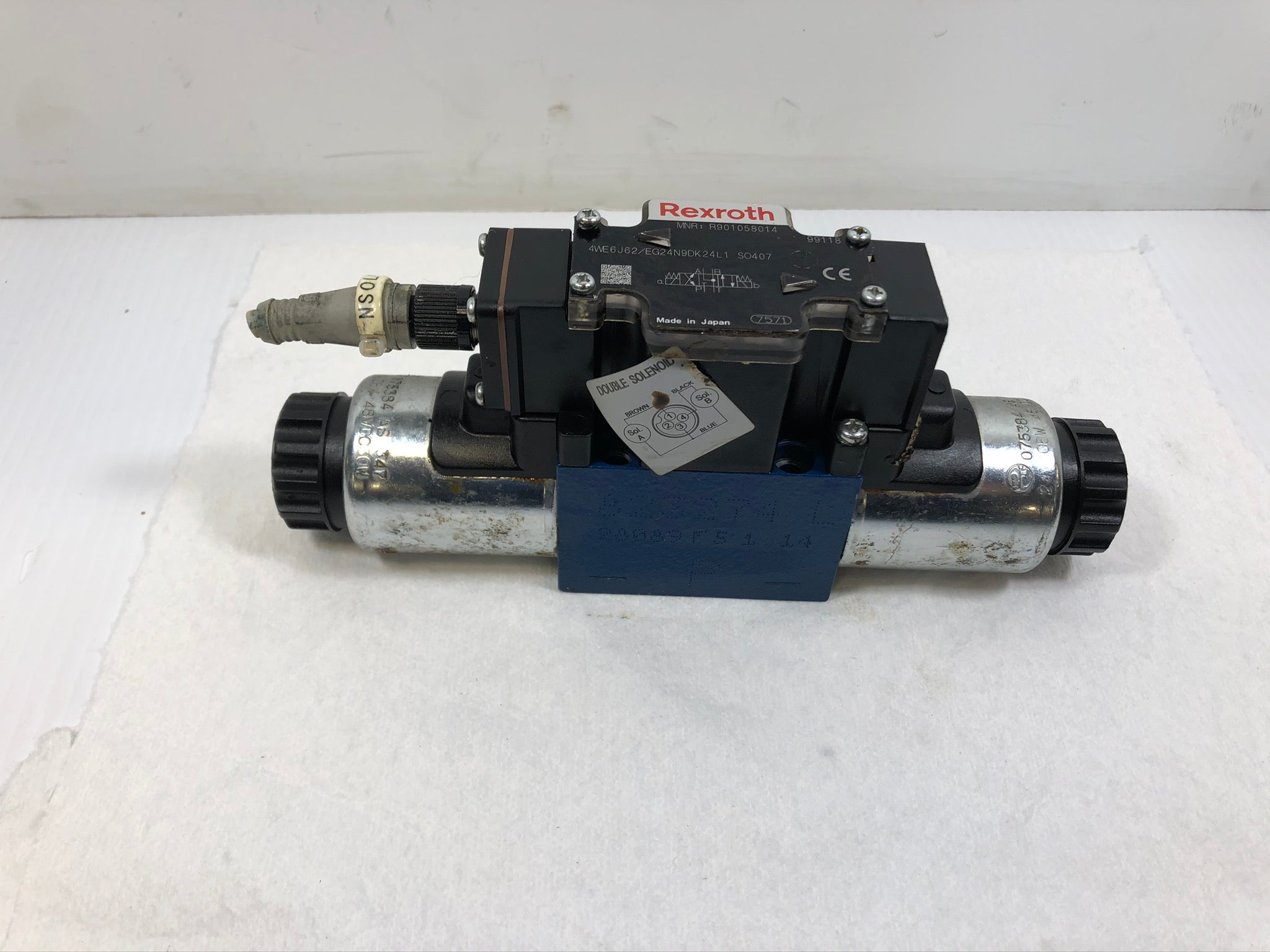 Rexroth 4WE6J62-EG24N9DK24L1 SO407 Hydraulic Solenoid Valve