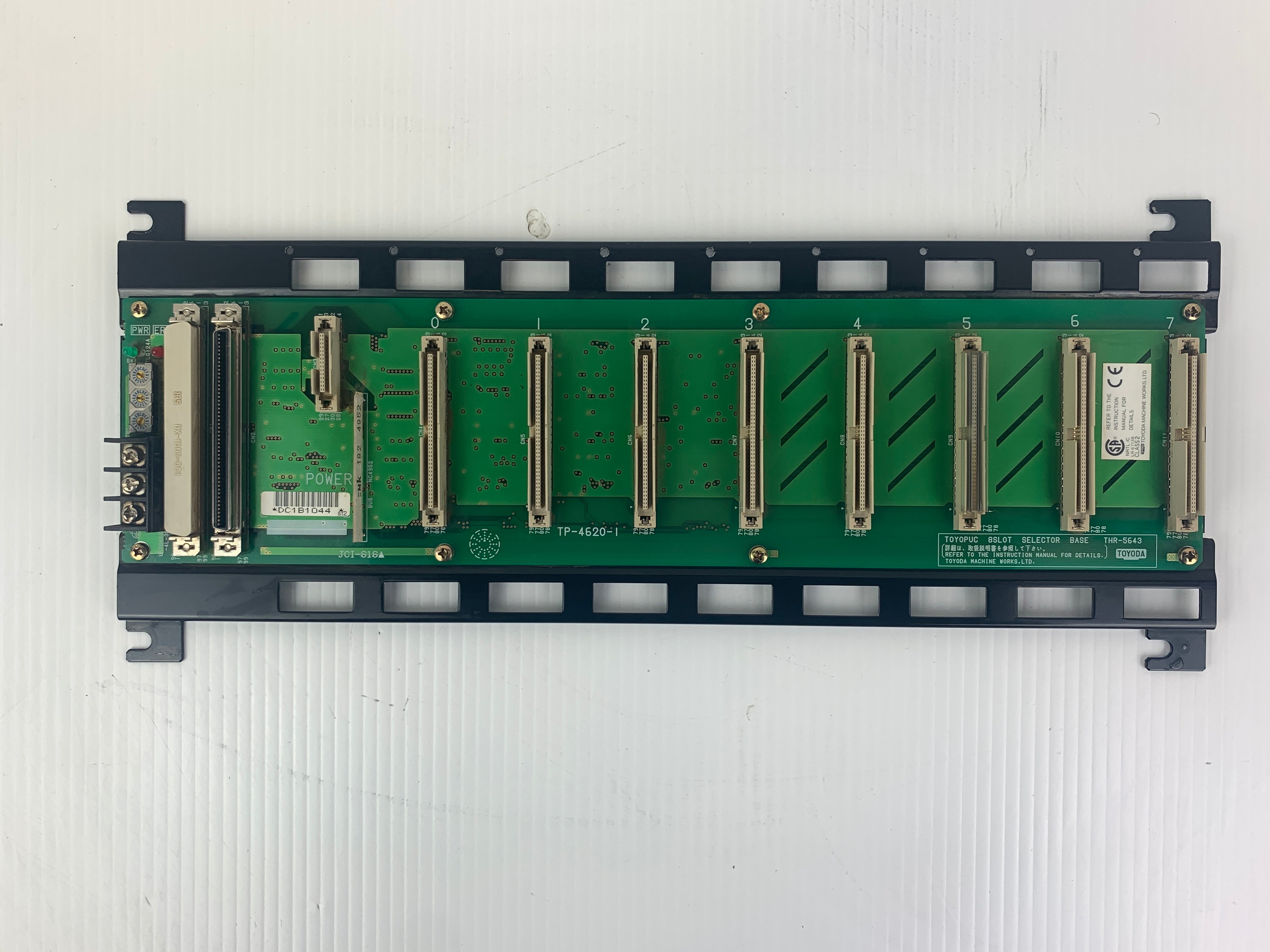 Toyopuc 8 Slot Selector Base THR-5643 Circuit Board